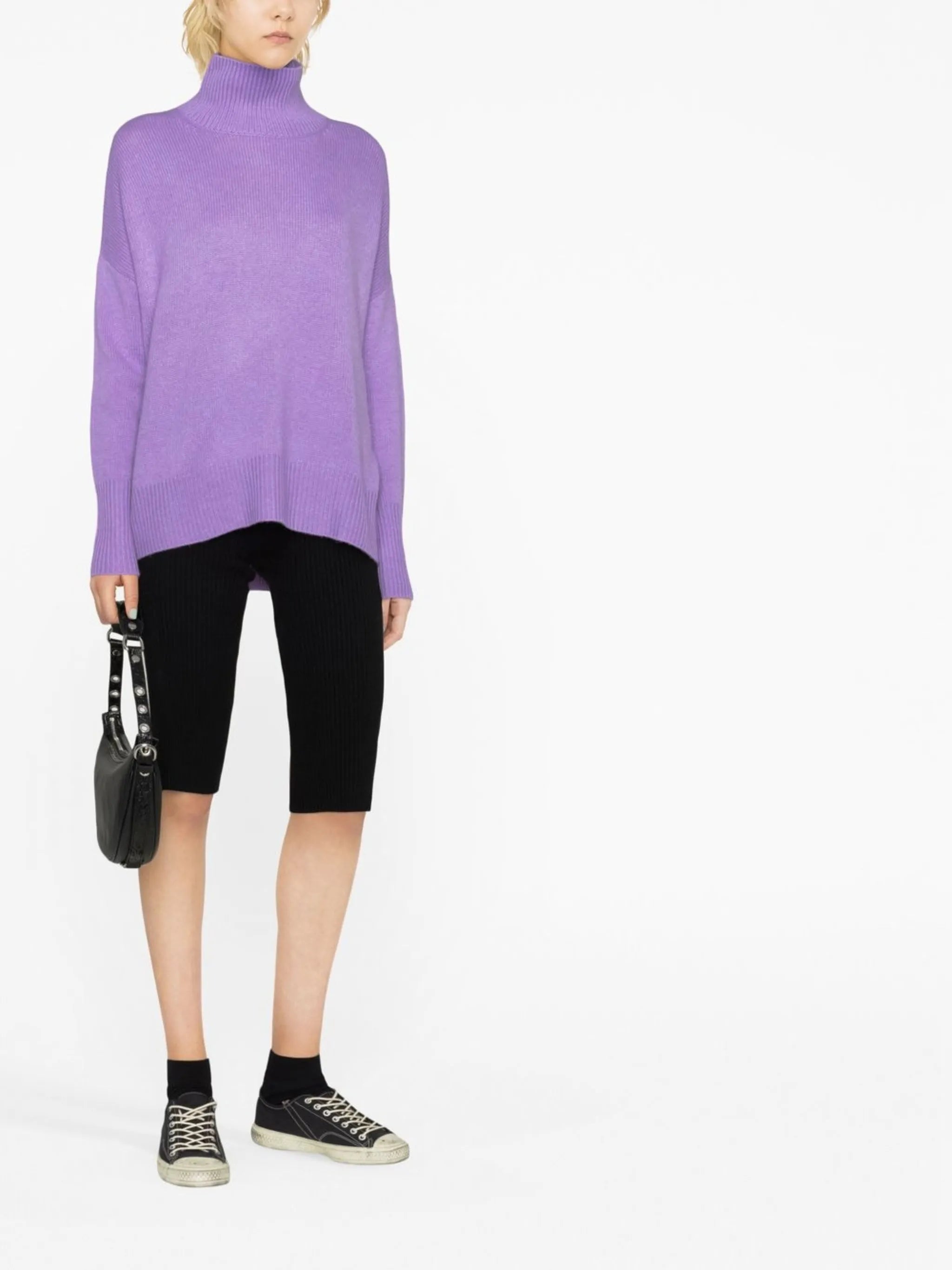 cashmere roll-neck jumper