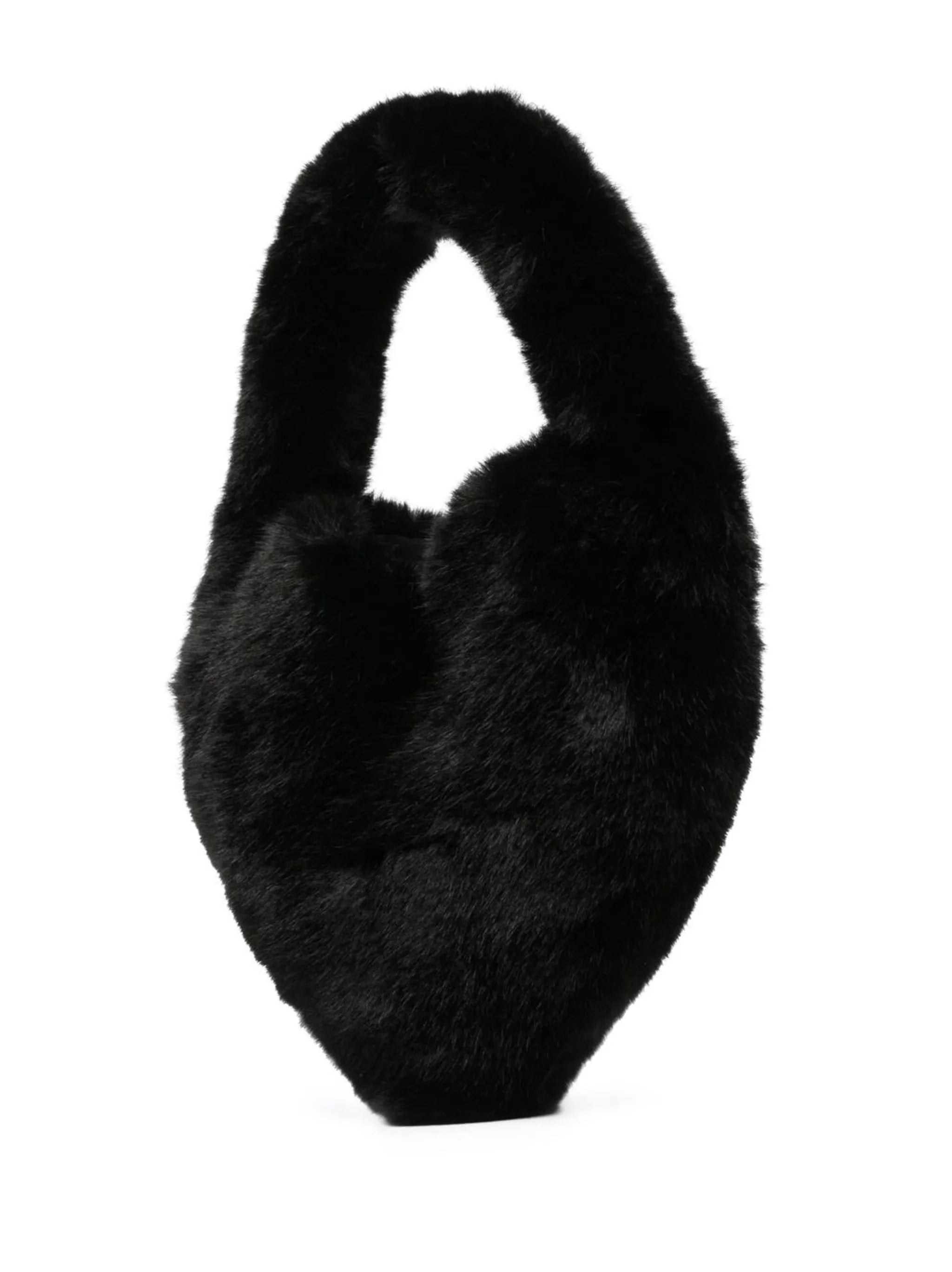 Cutie faux-fur heart bag