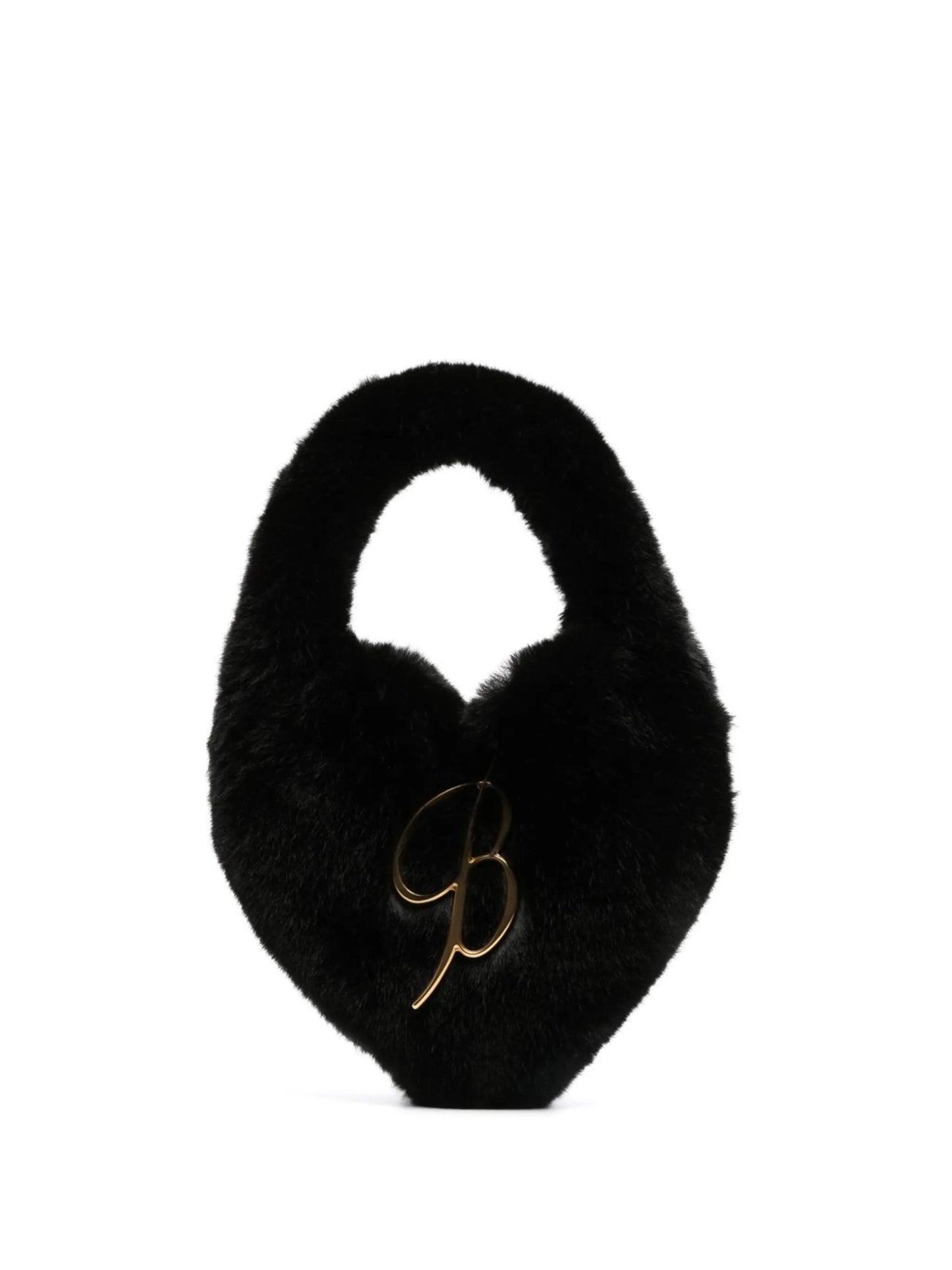 Cutie faux-fur heart bag