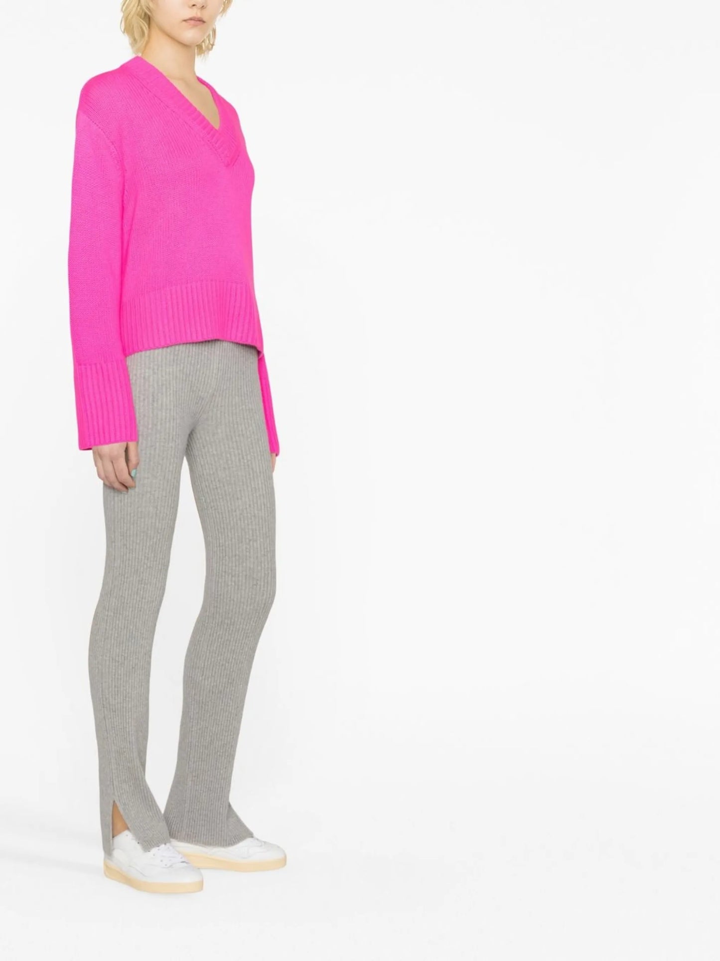 cashmere V-neck jumper