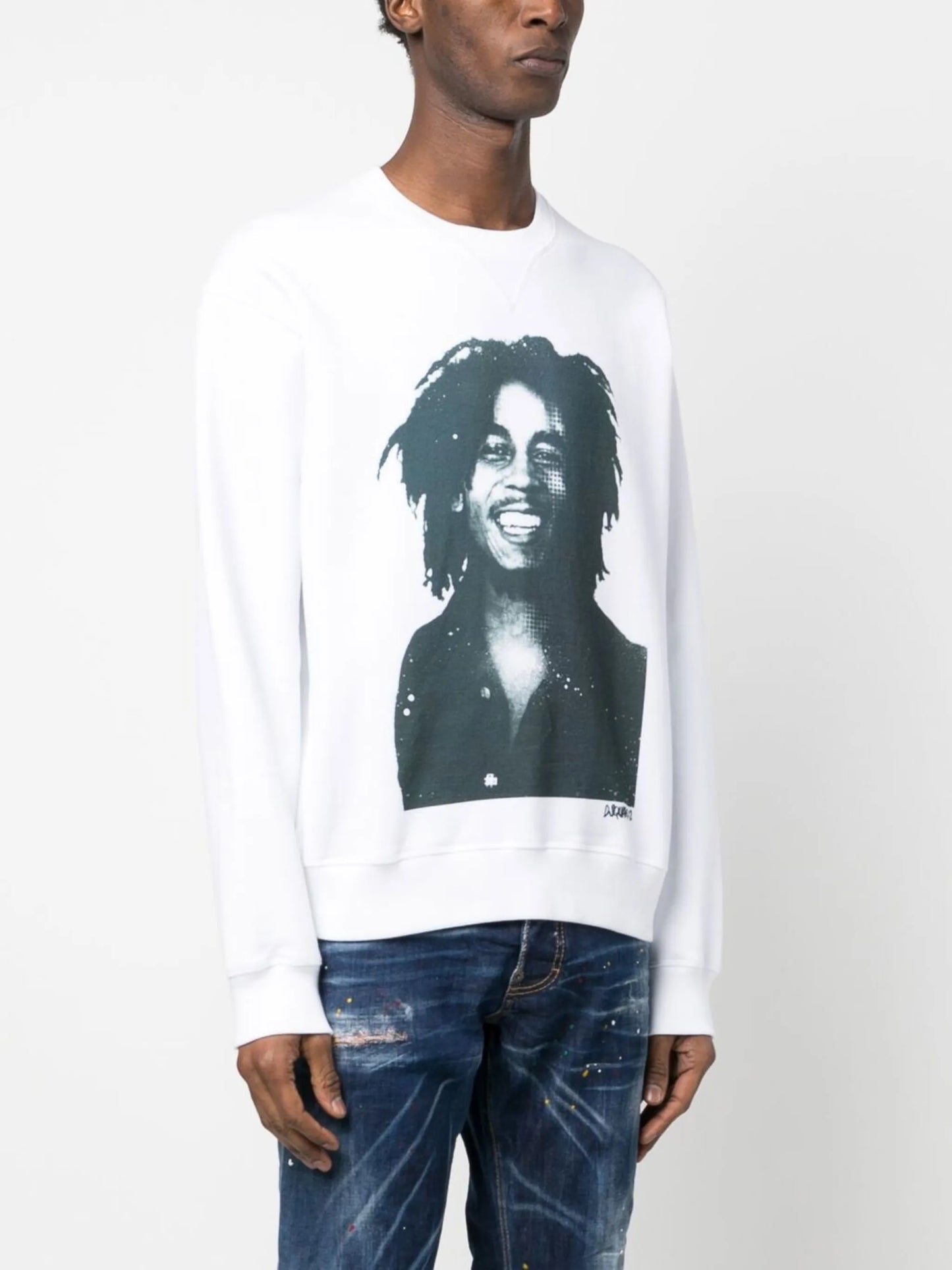 Bob Marley print sweatshirt