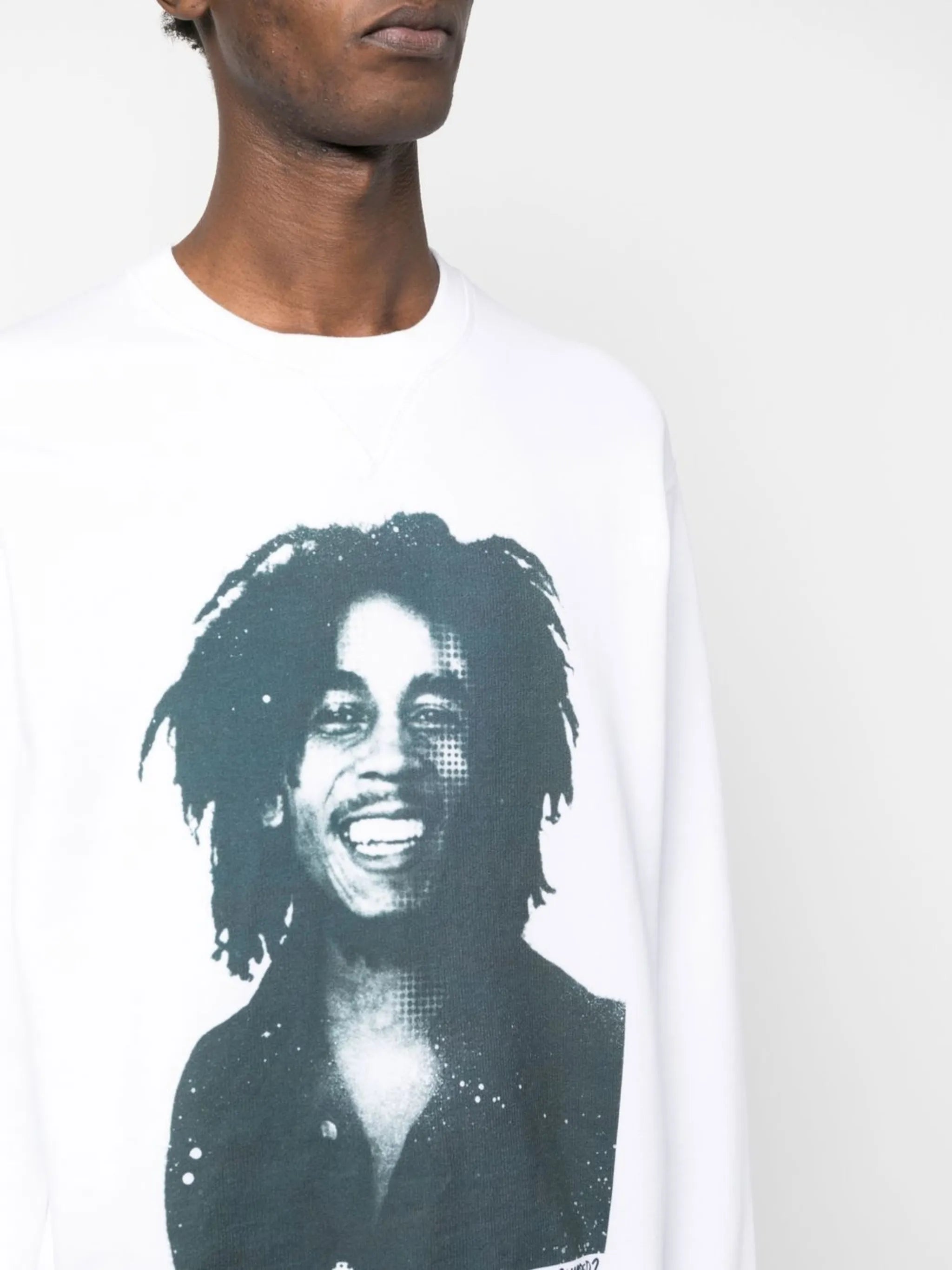 Bob Marley print sweatshirt