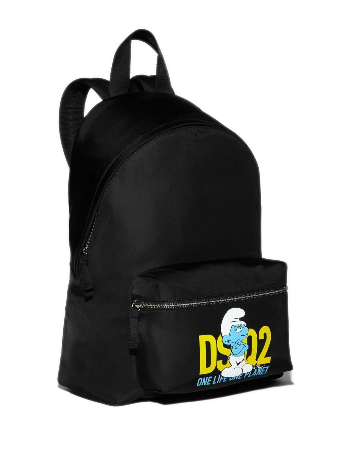 logo-print backpack