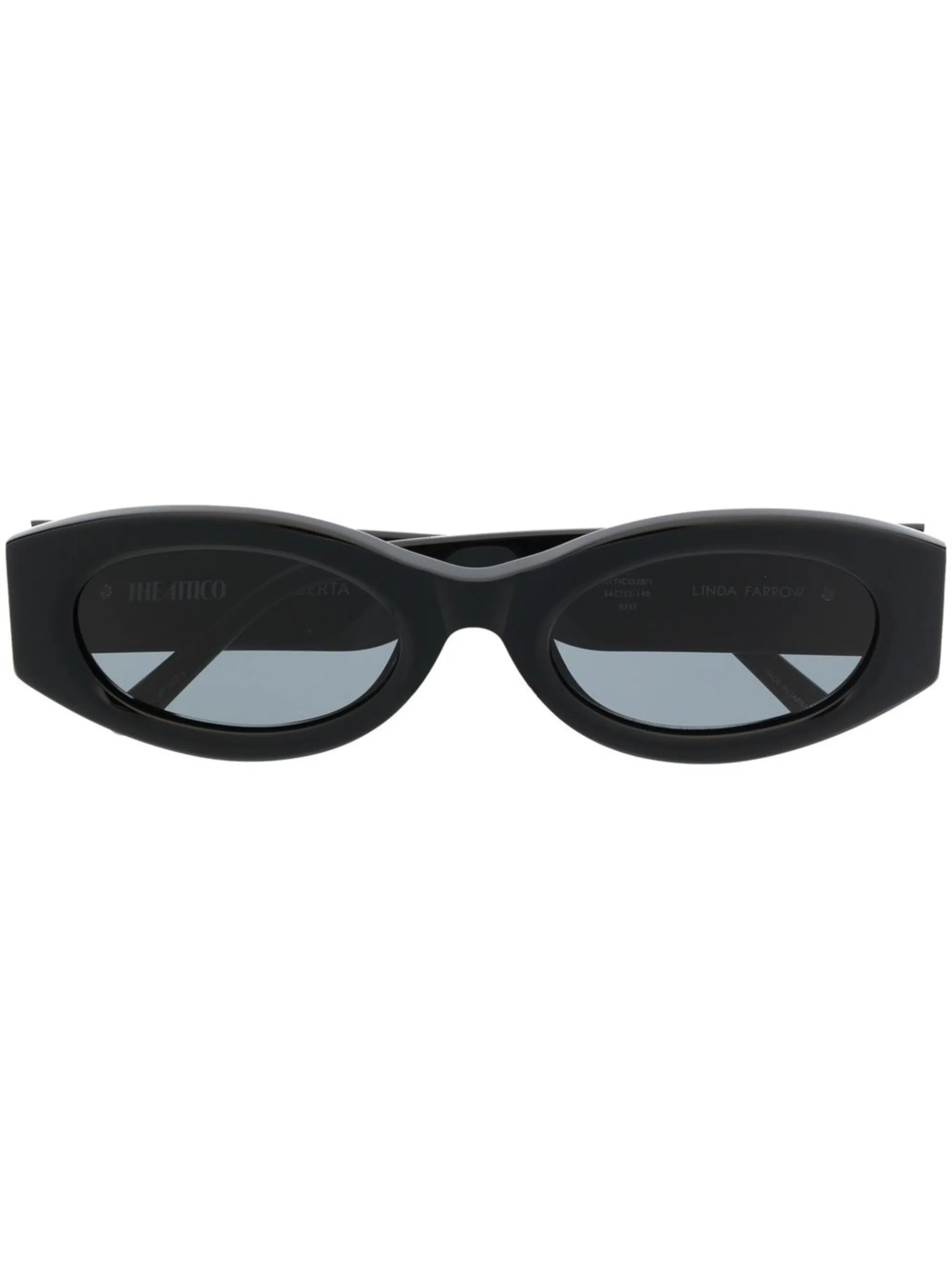 x Linda Farrow Berta rectangle-frame sunglasses