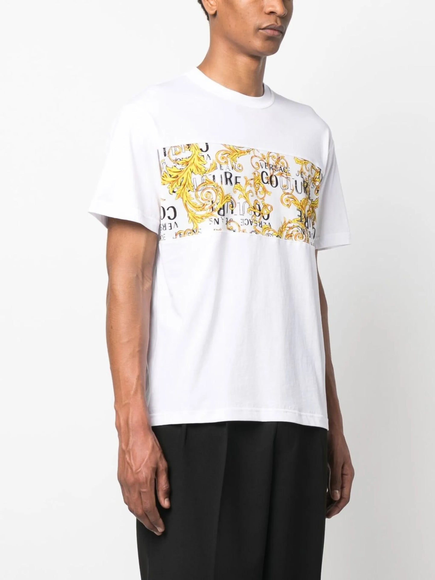 baroque-print T-shirt