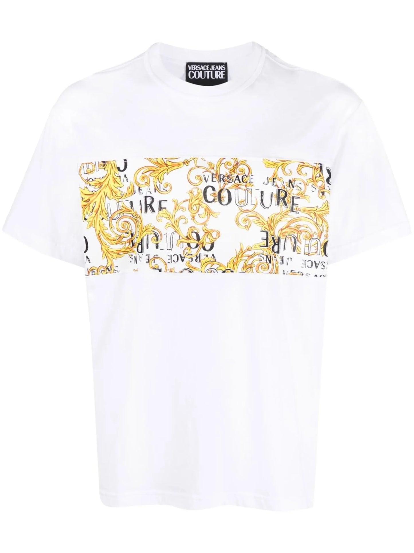 baroque-print T-shirt