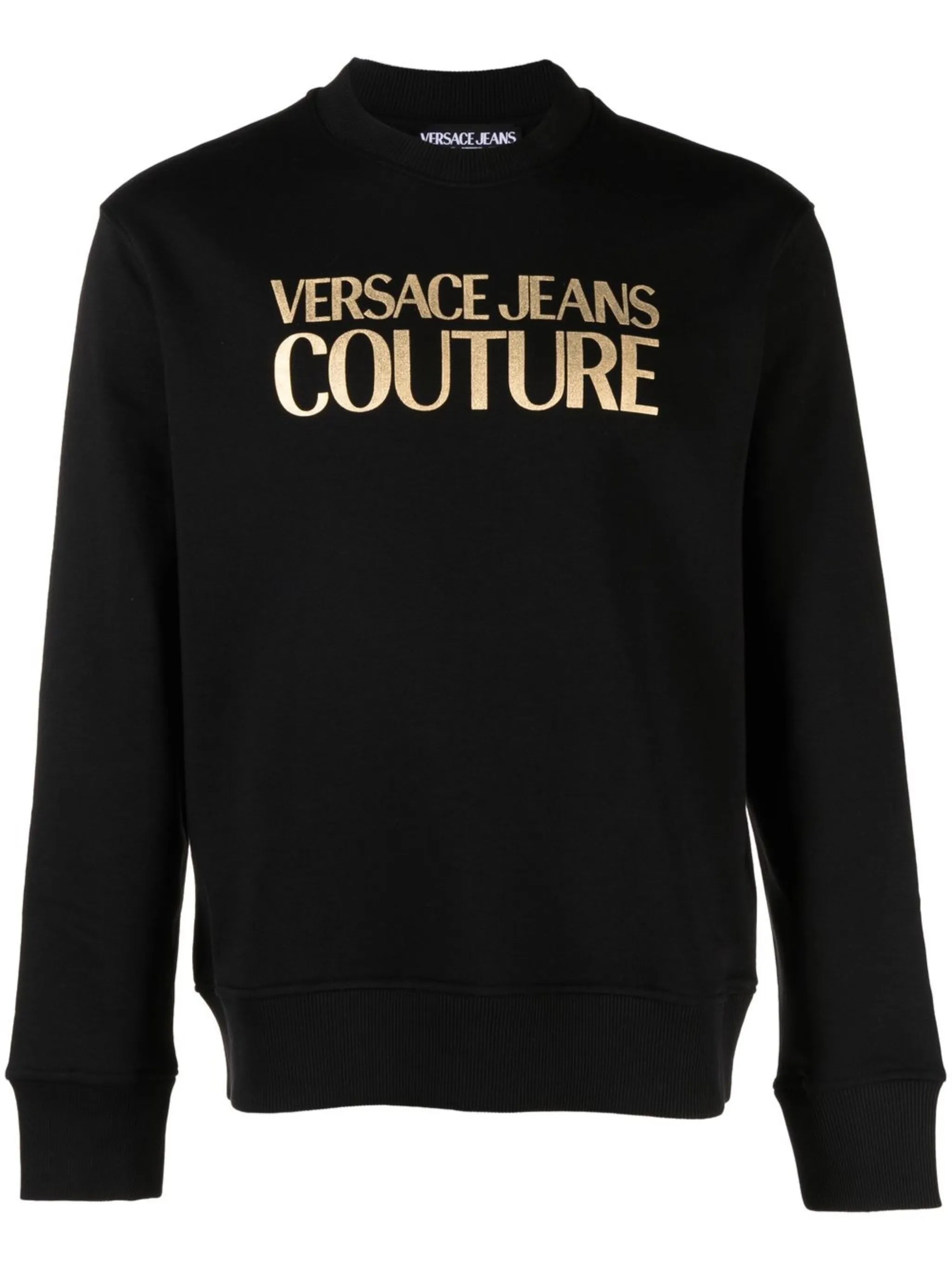 foil logo-print sweatshirt