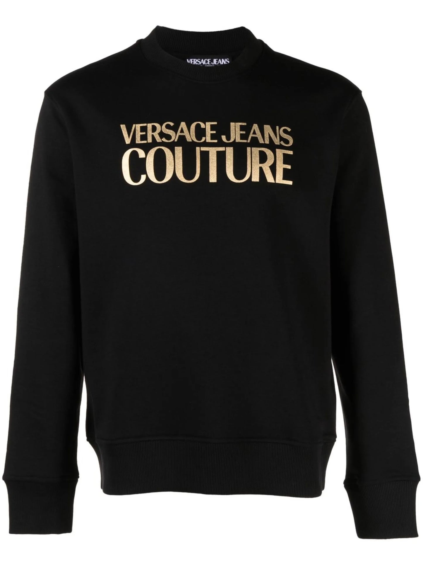 foil logo-print sweatshirt