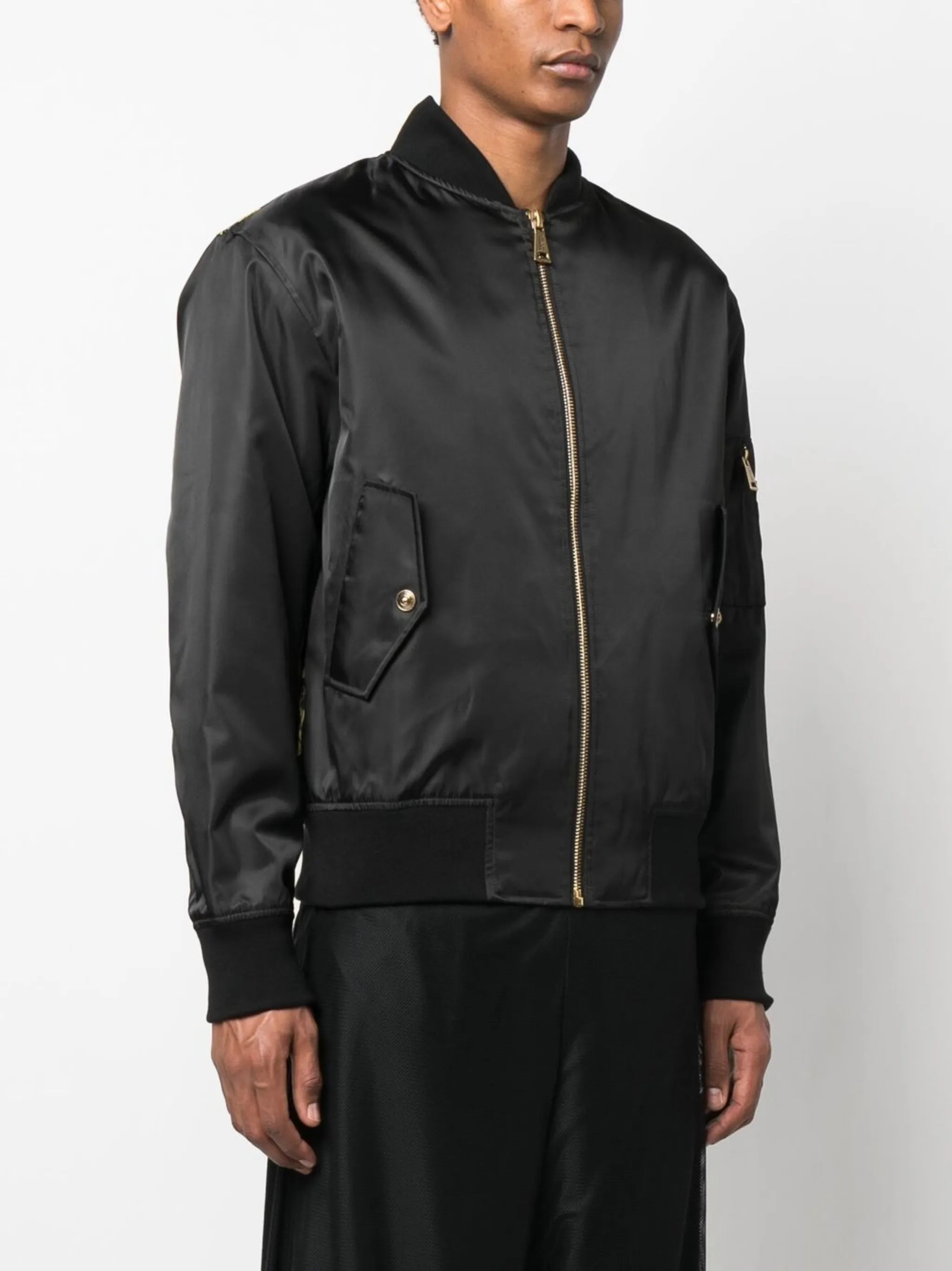 Barocco-print bomber jacket