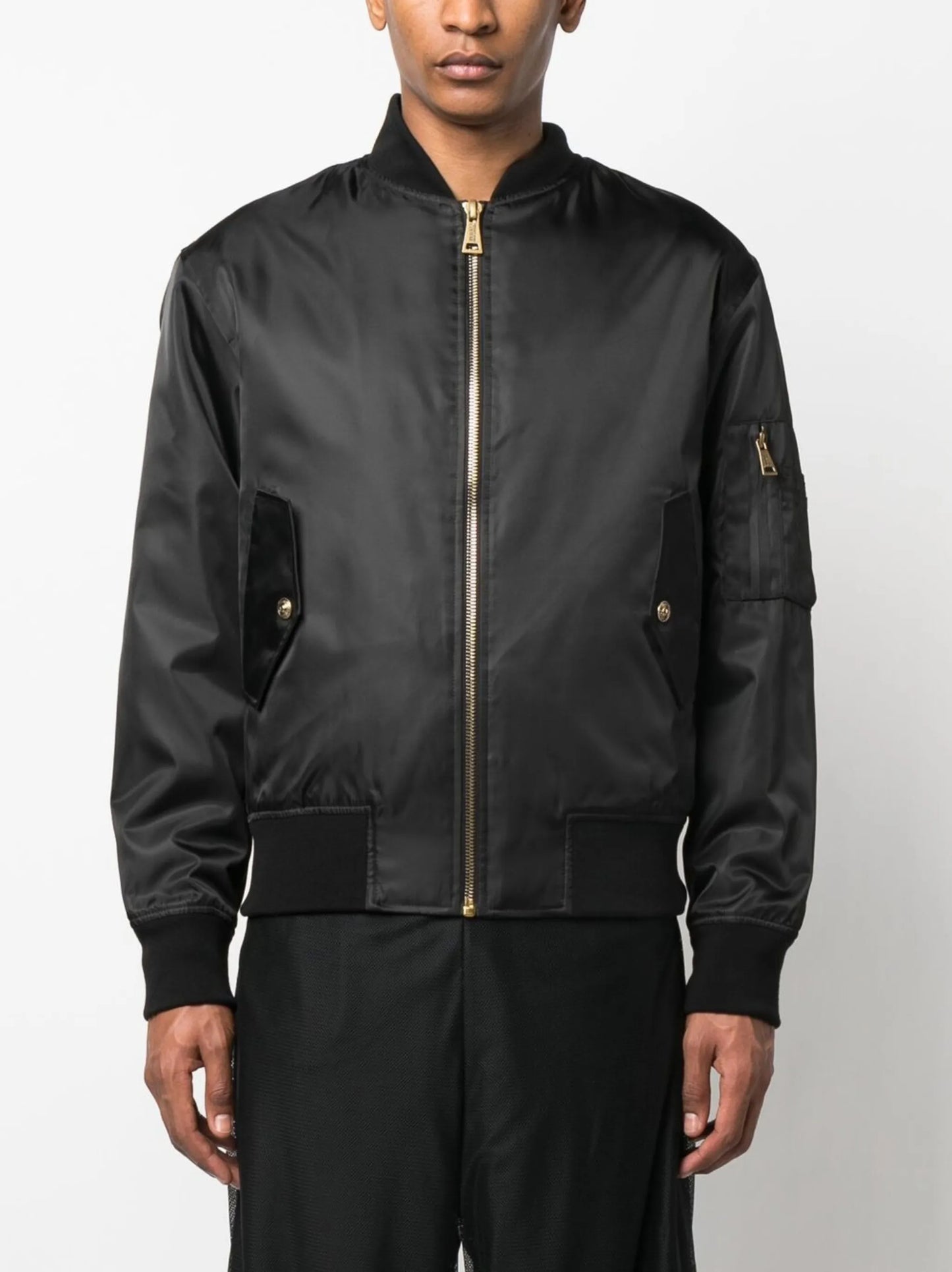 Barocco-print bomber jacket
