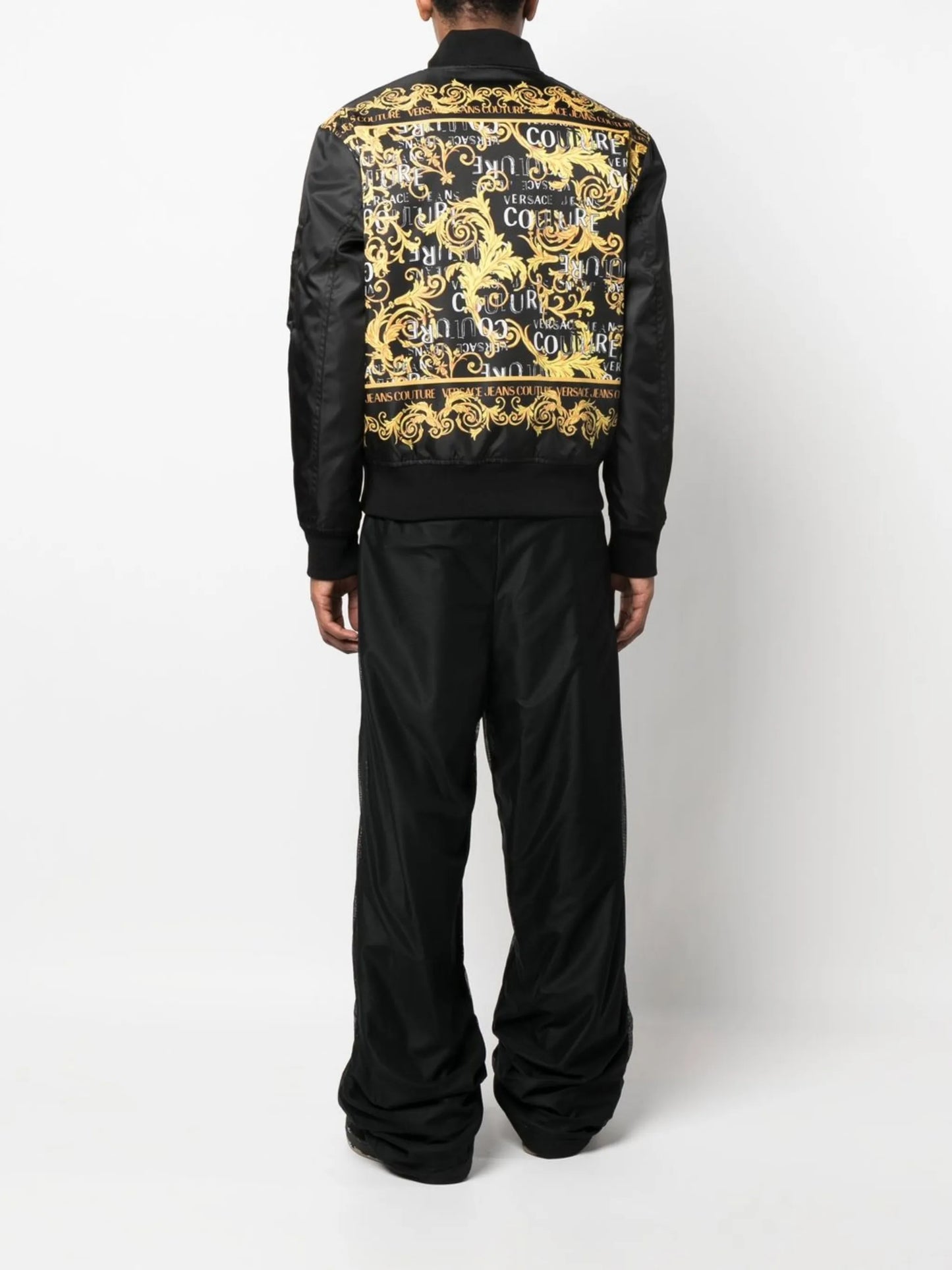 Barocco-print bomber jacket