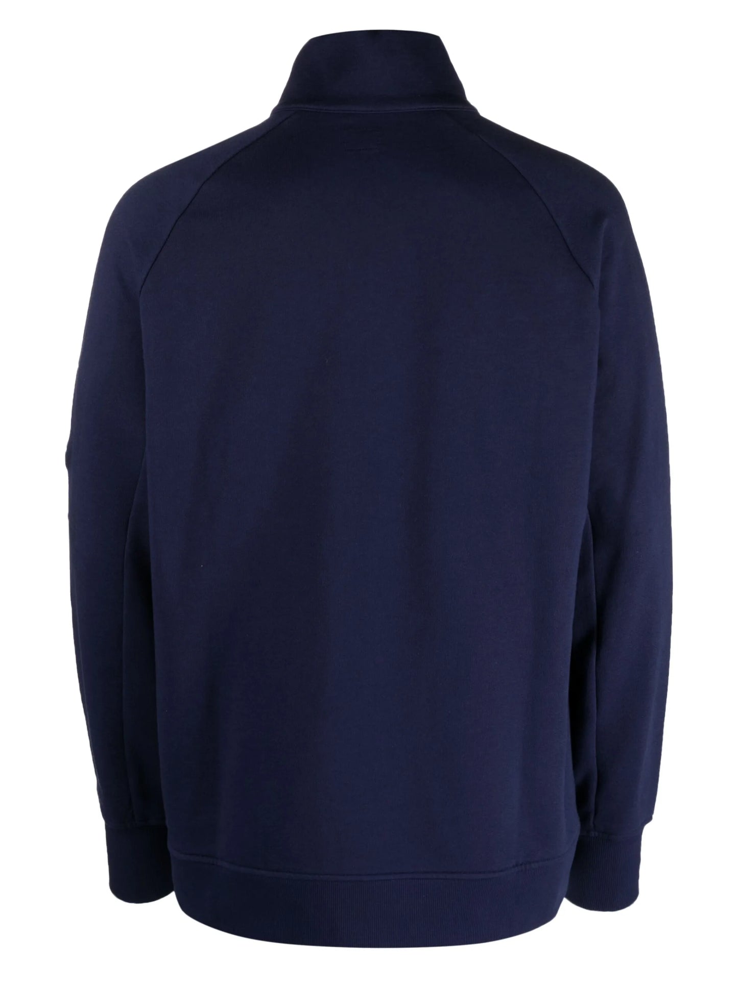 short-zip cotton sweatshirt