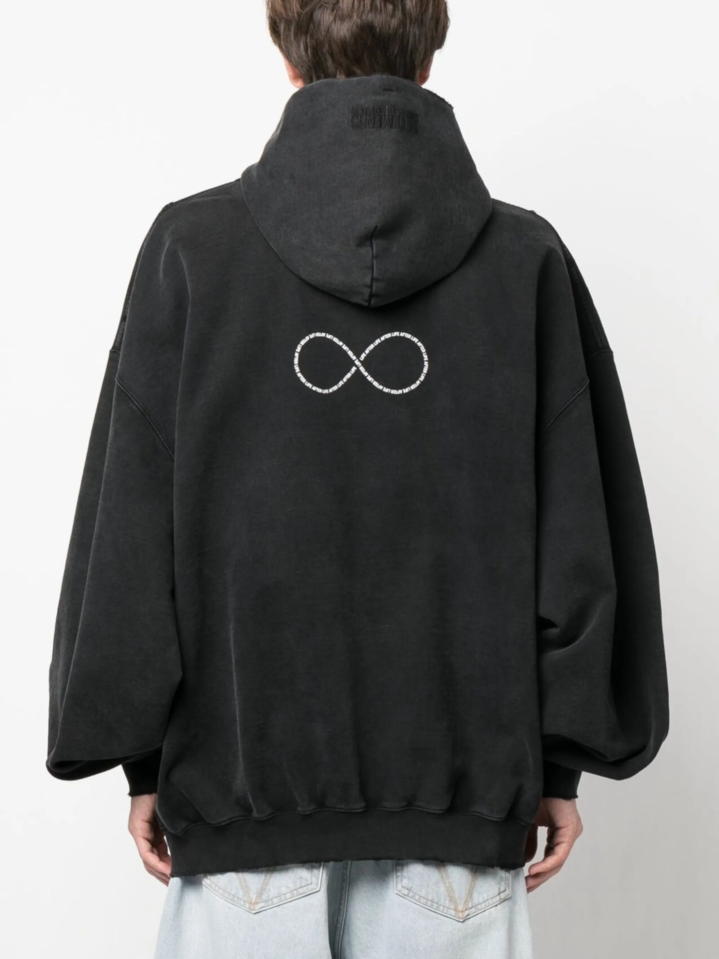 graphic-print hoodie
