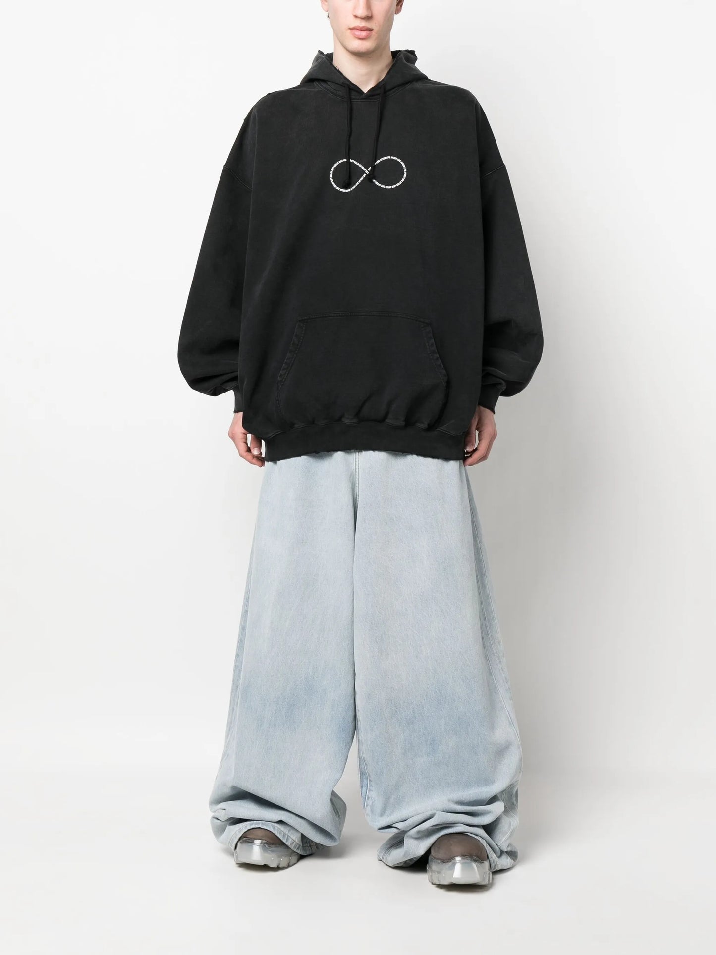 graphic-print hoodie