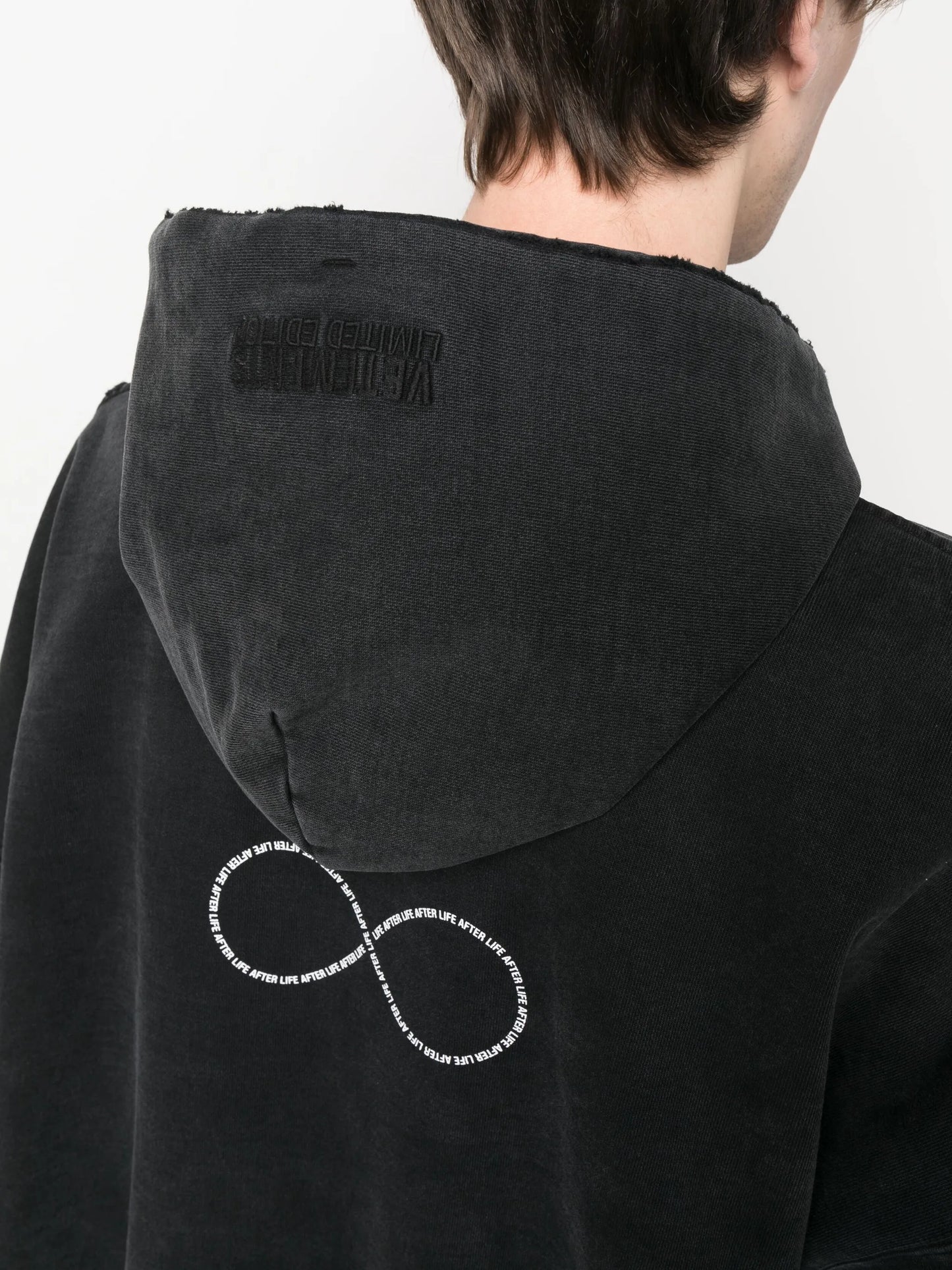 graphic-print hoodie
