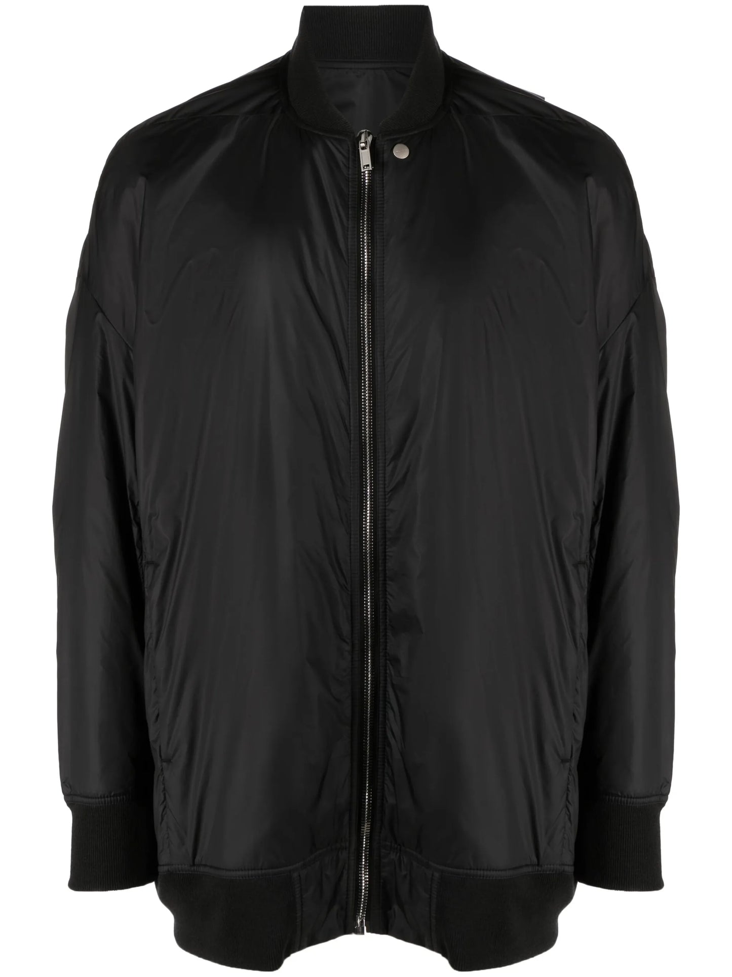 high-neck zip-up jacket