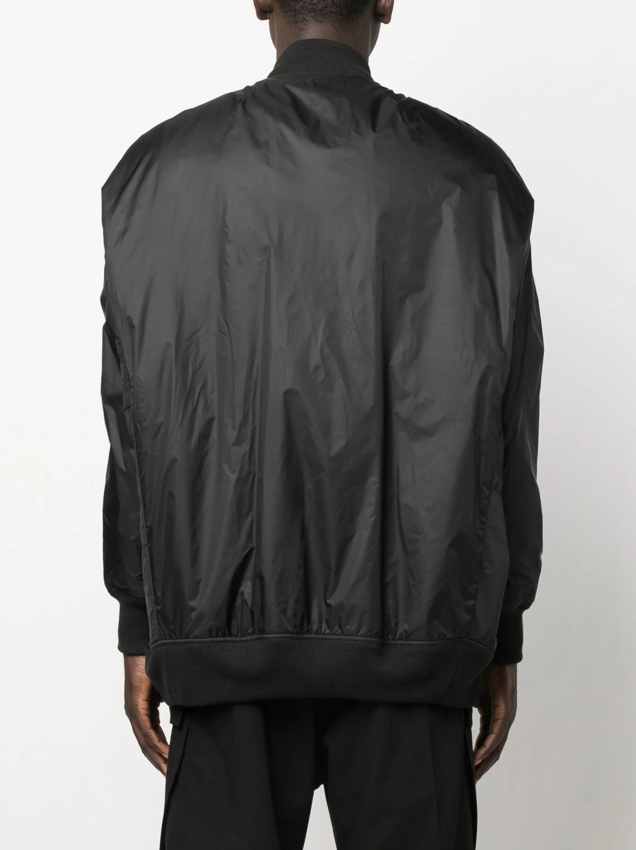 high-neck zip-up jacket