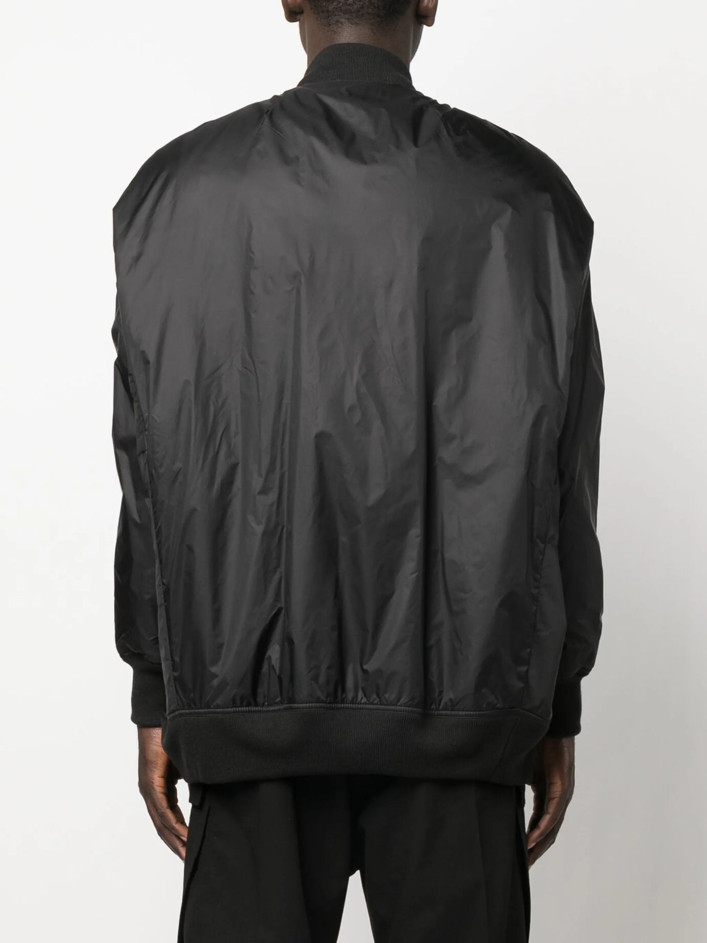 high-neck zip-up jacket
