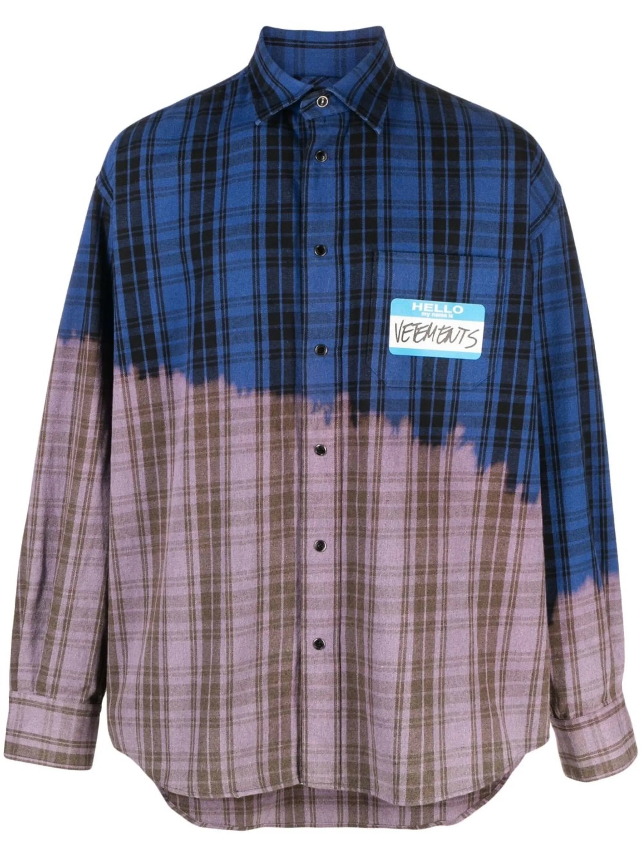 My Name Is checked shirt