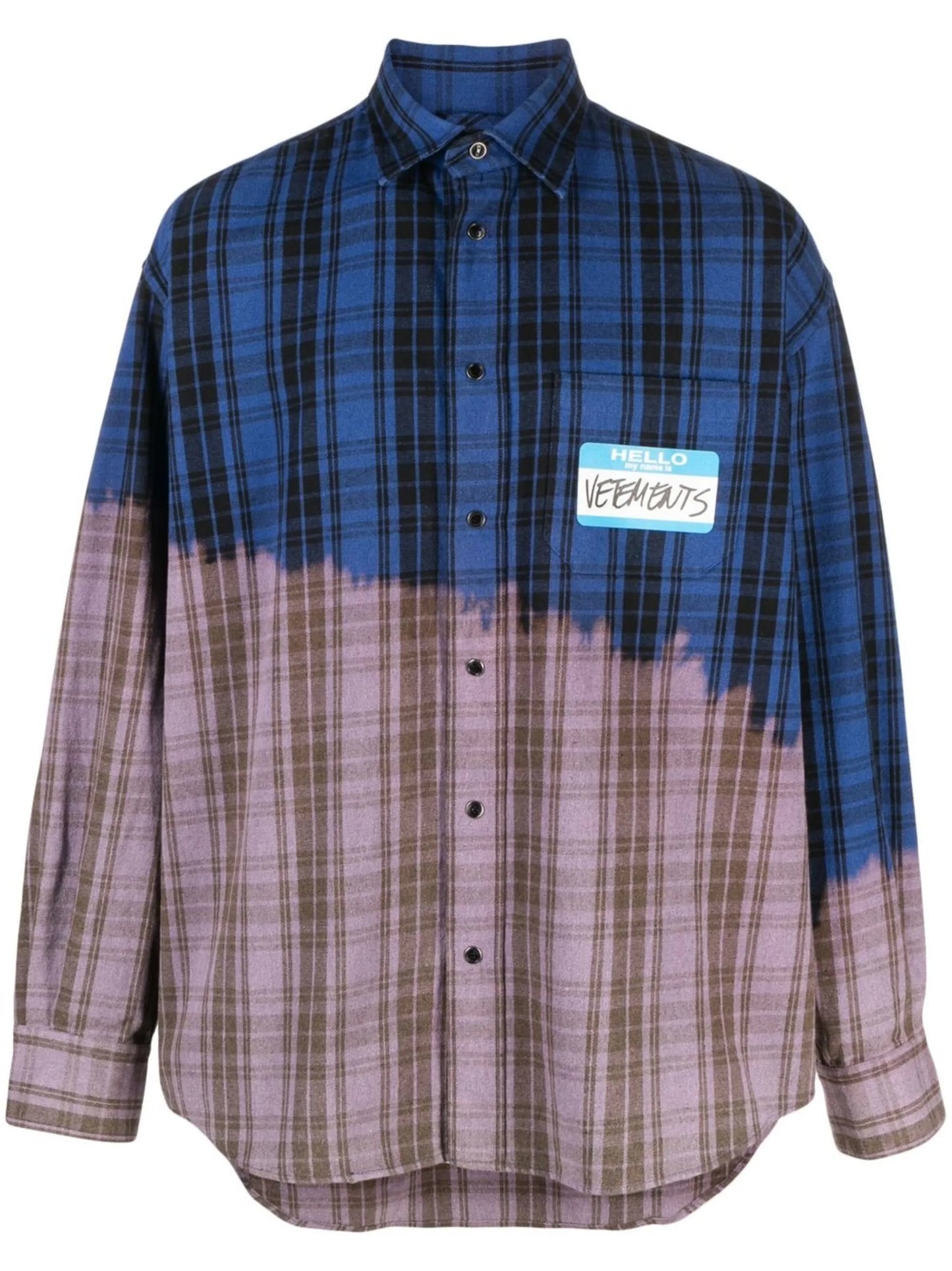 My Name Is checked shirt