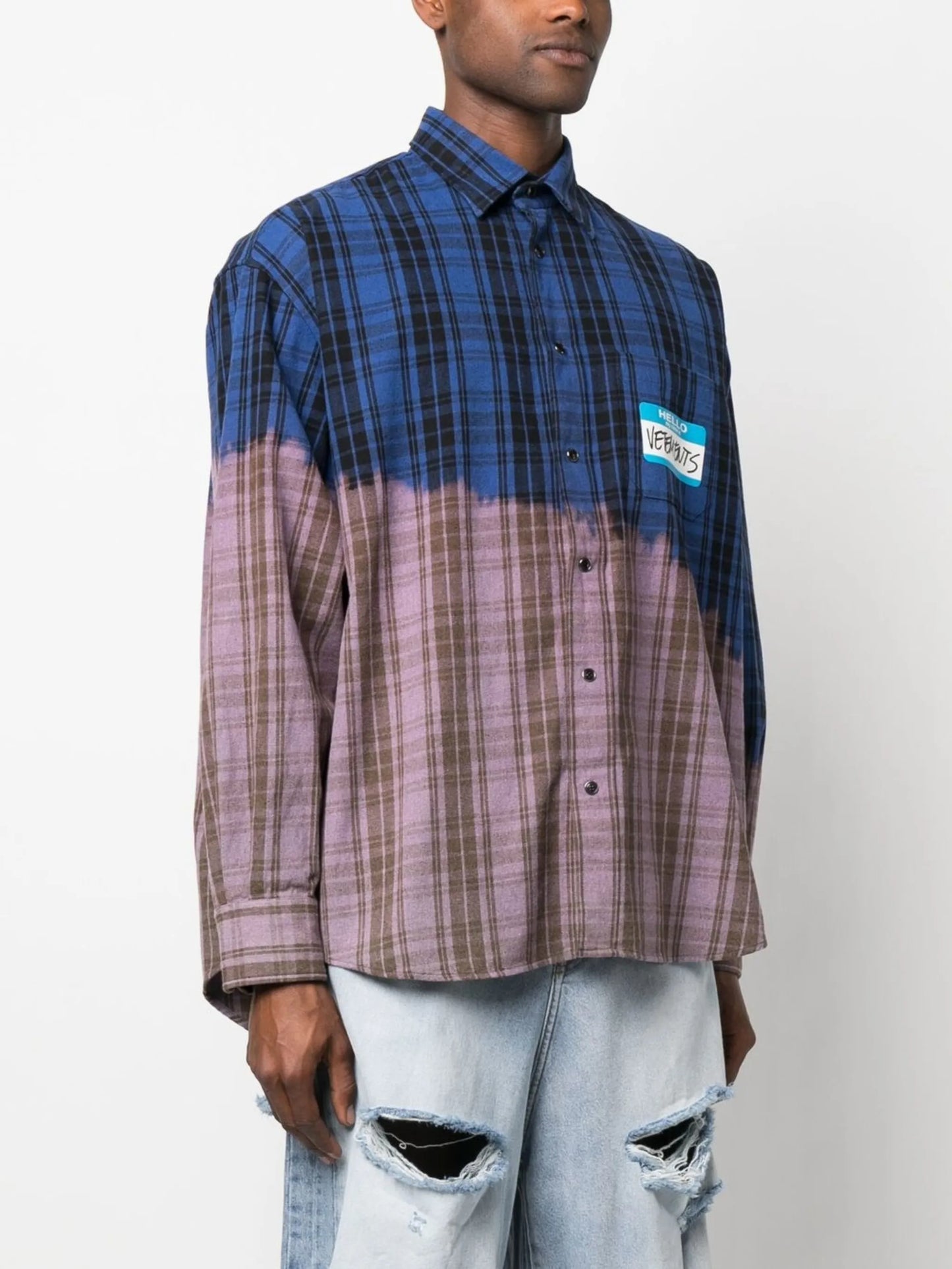 My Name Is checked shirt
