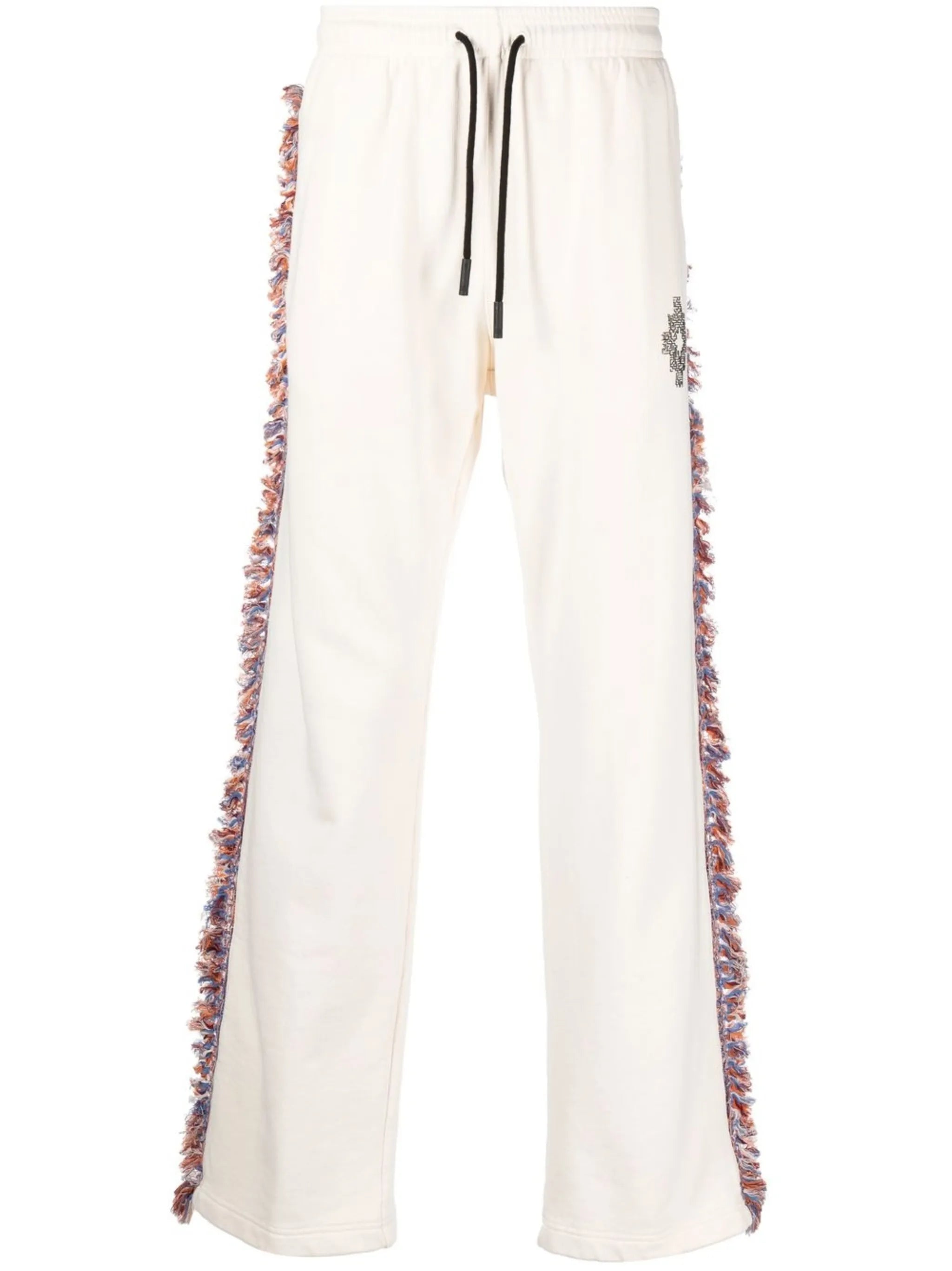 fringe-detailing jersey track-pant