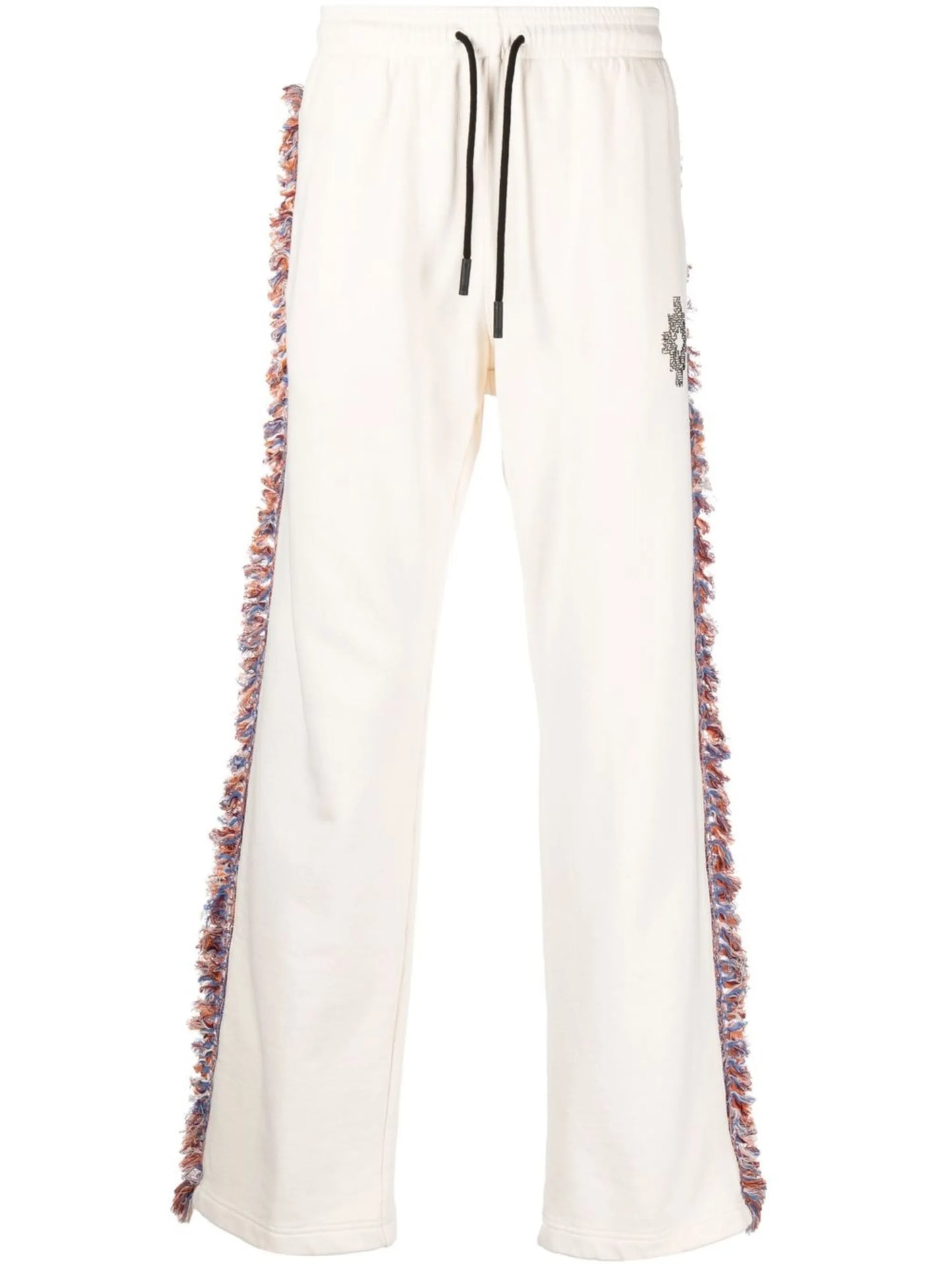 fringe-detailing jersey track-pant