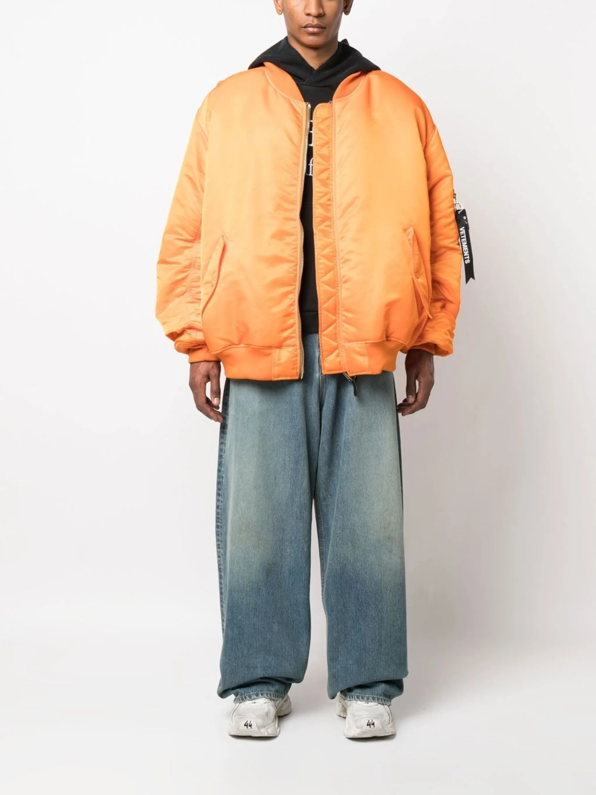 double-zip bomber jacket