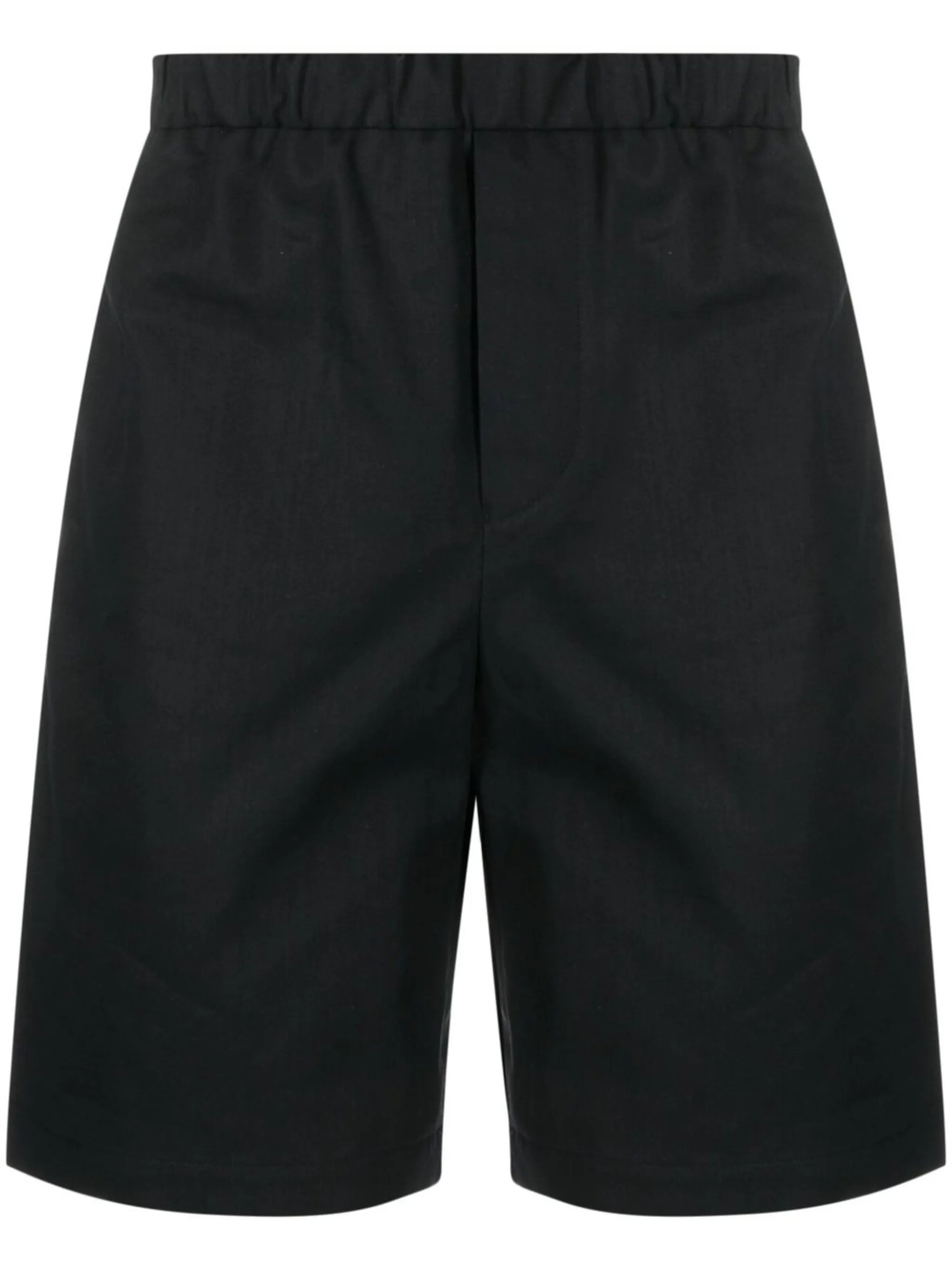 straight-leg tailored shorts