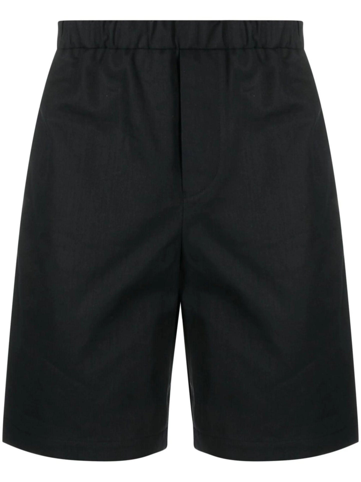straight-leg tailored shorts