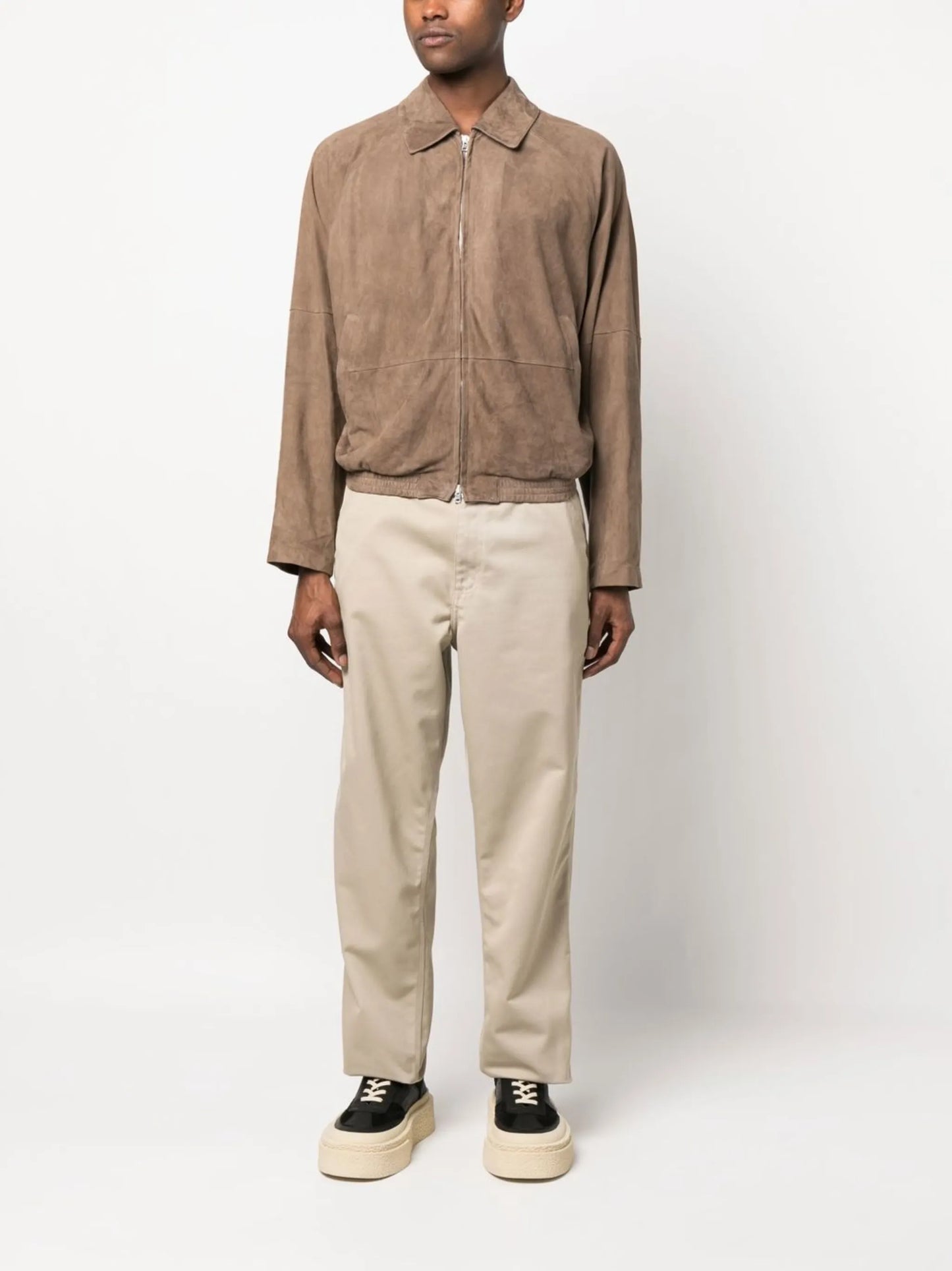 Alain unlined suede blouson