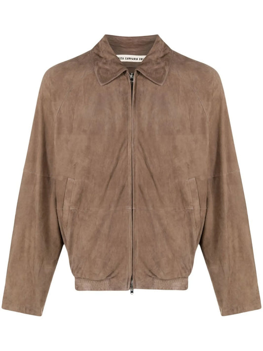 Alain unlined suede blouson