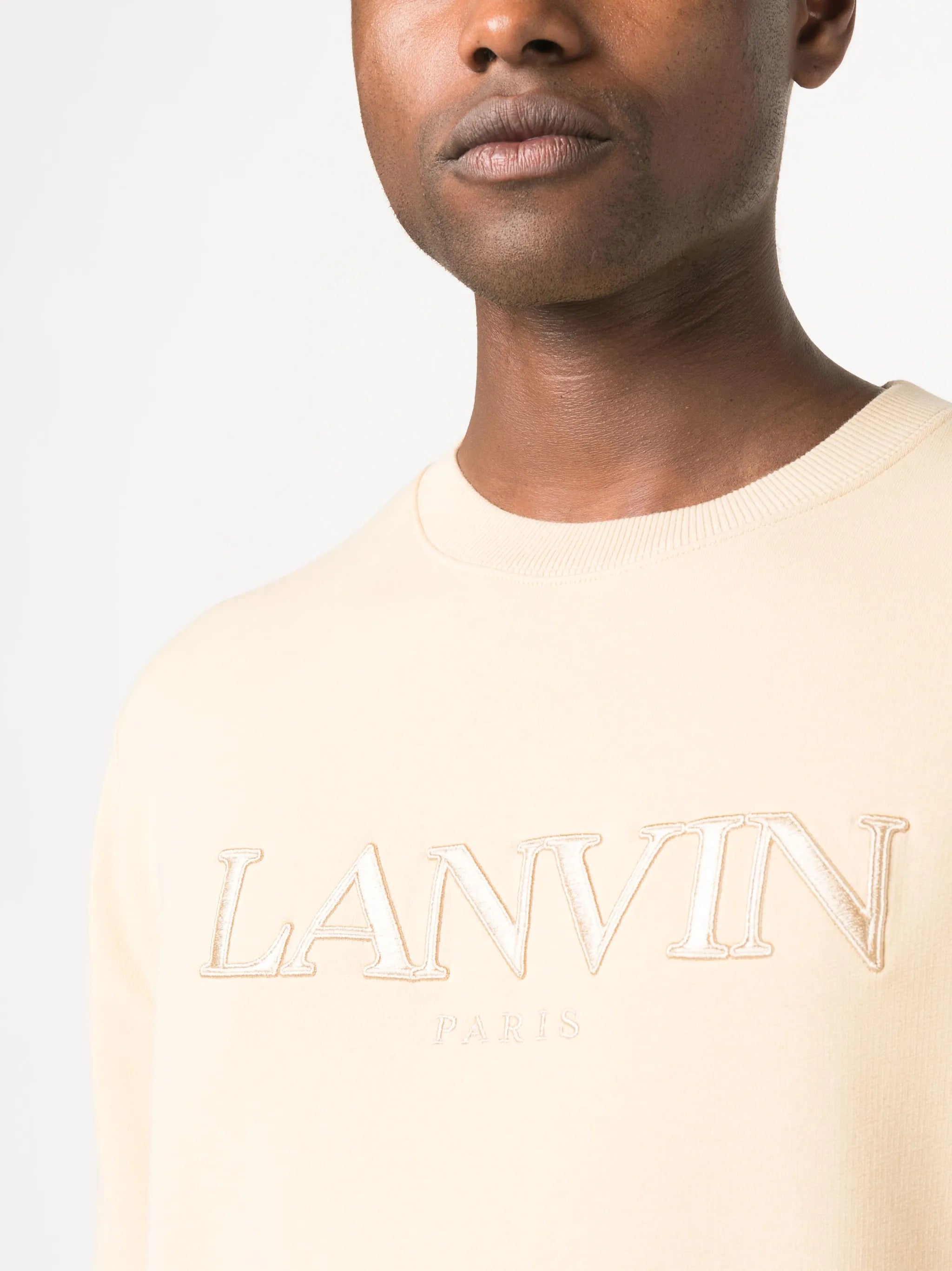 logo-embroidered cotton sweatshirt