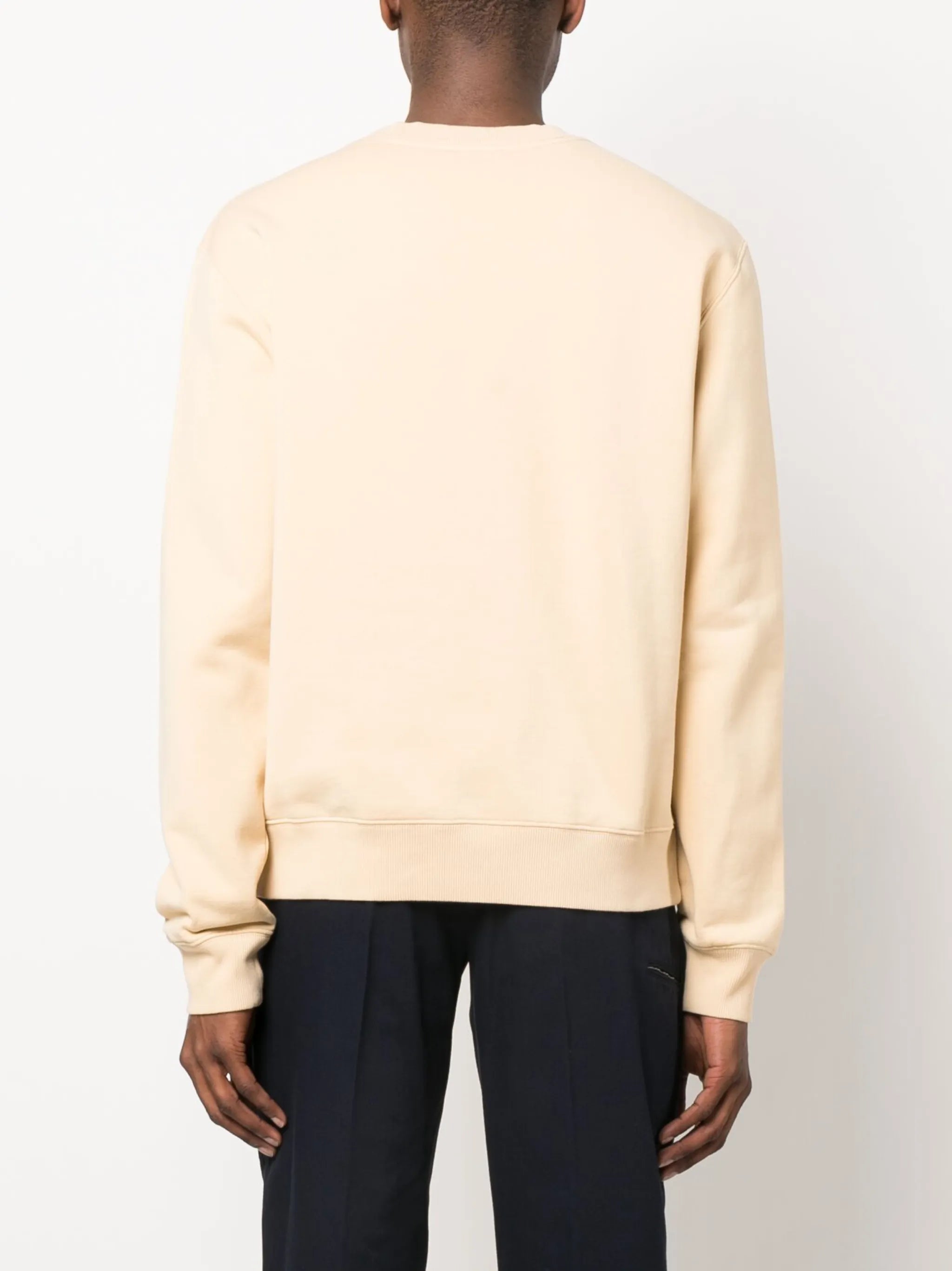 logo-embroidered cotton sweatshirt