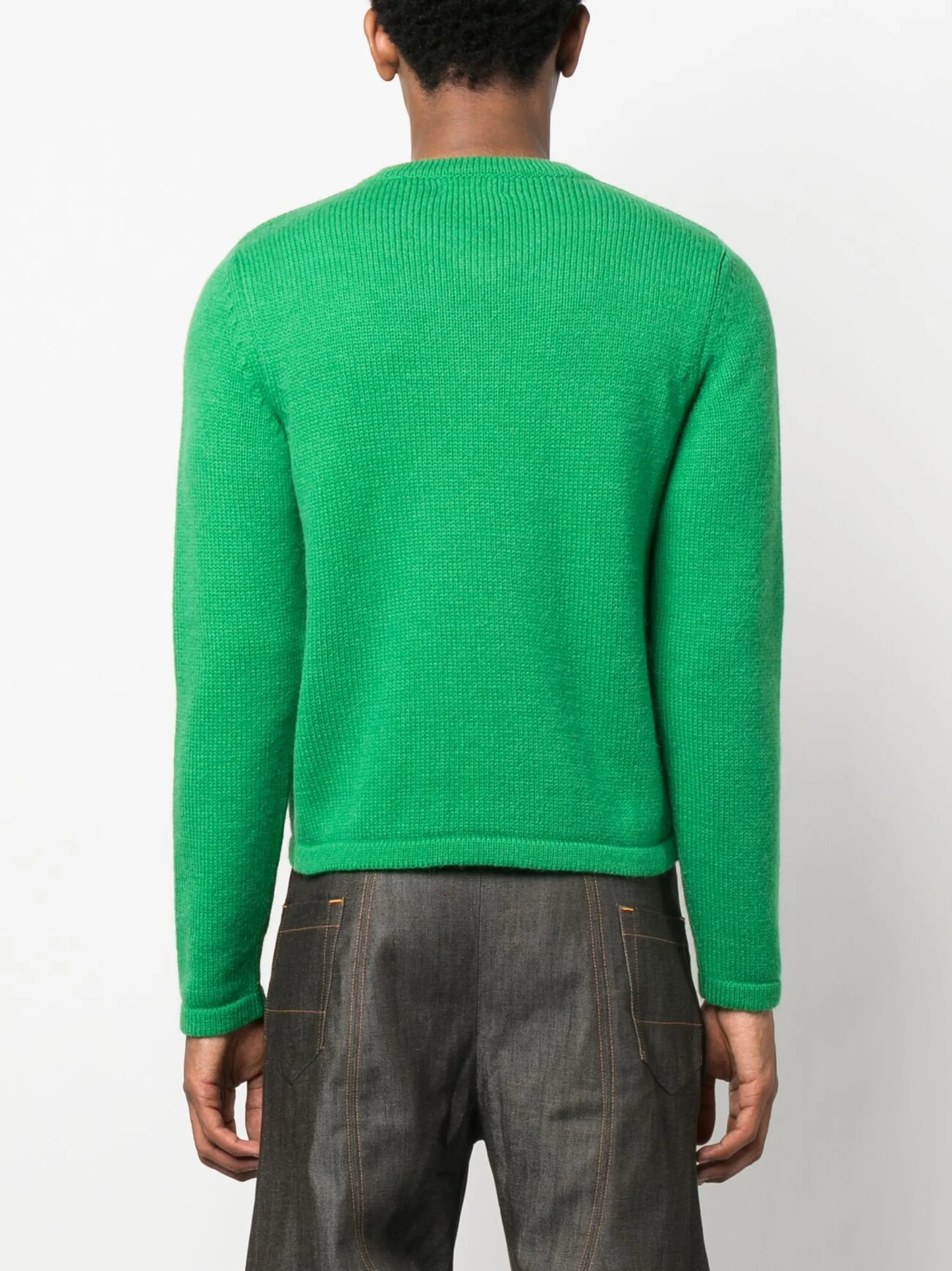 knit v-neck sweater