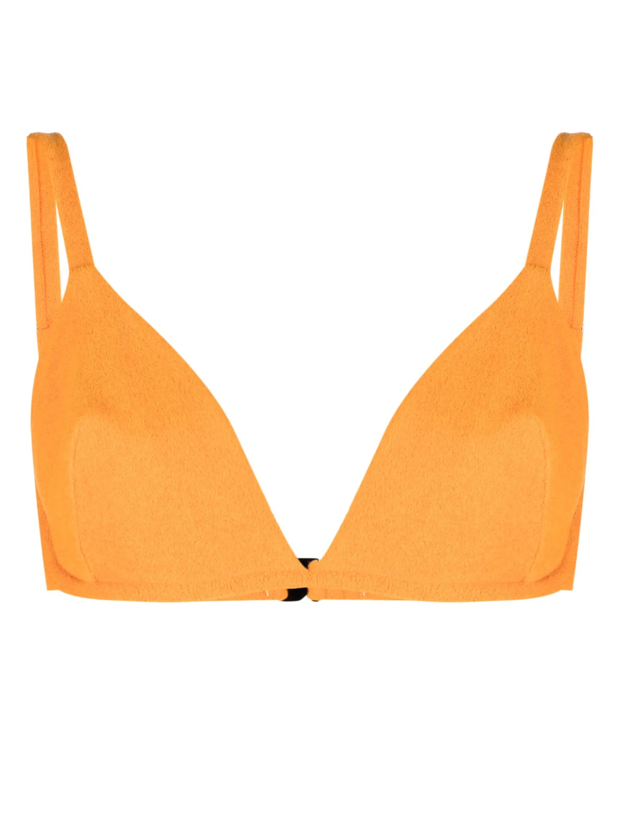 The Triangle Mango Terry bikini top
