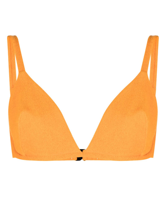 The Triangle Mango Terry bikini top