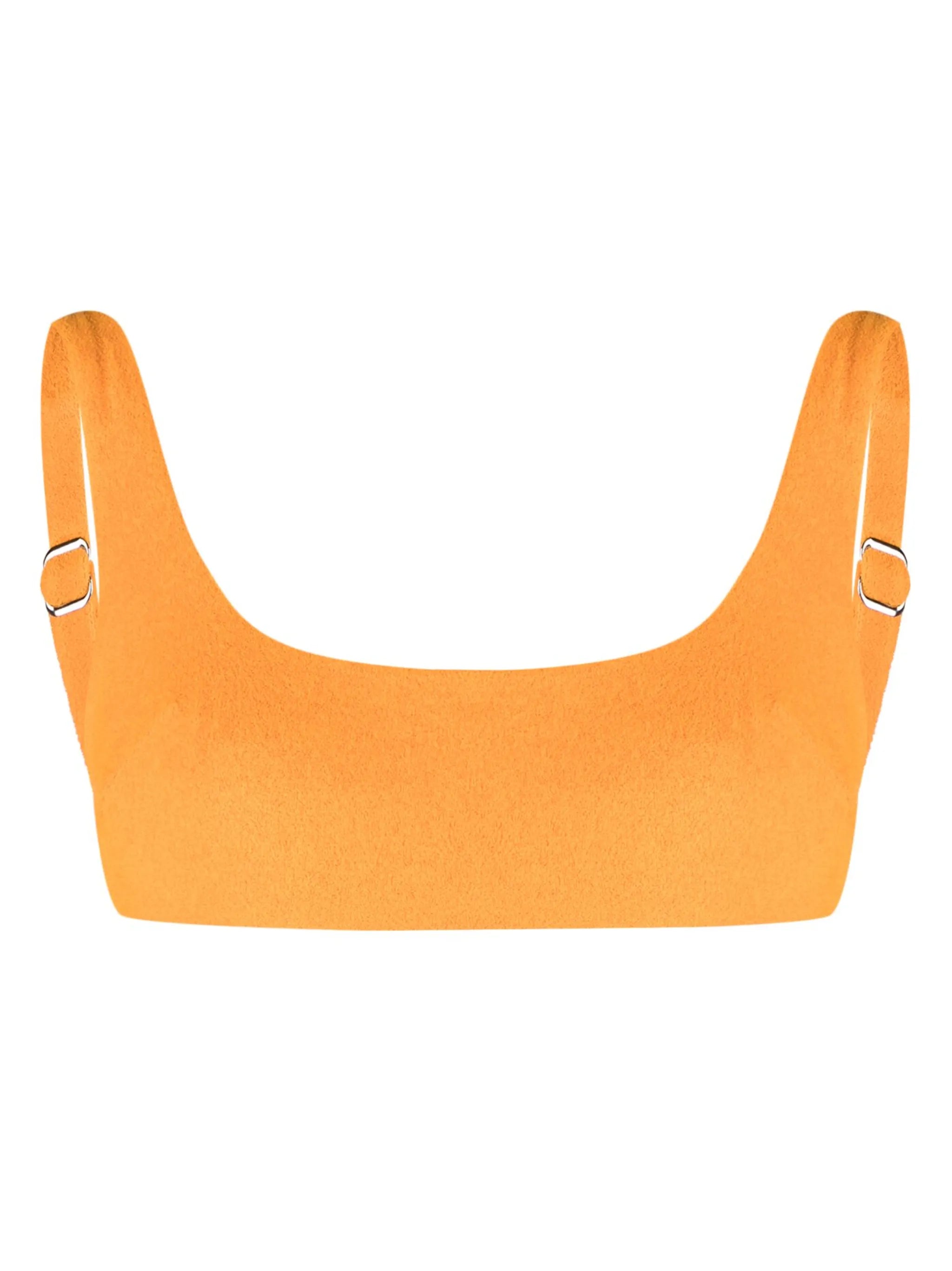The Crop Mango Terry bikini top