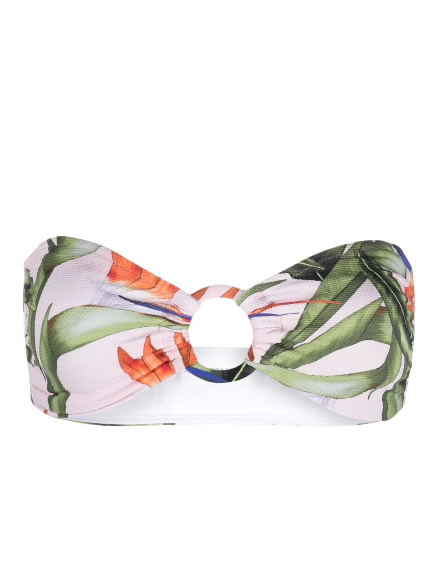 Carlotta floral-print bikini top