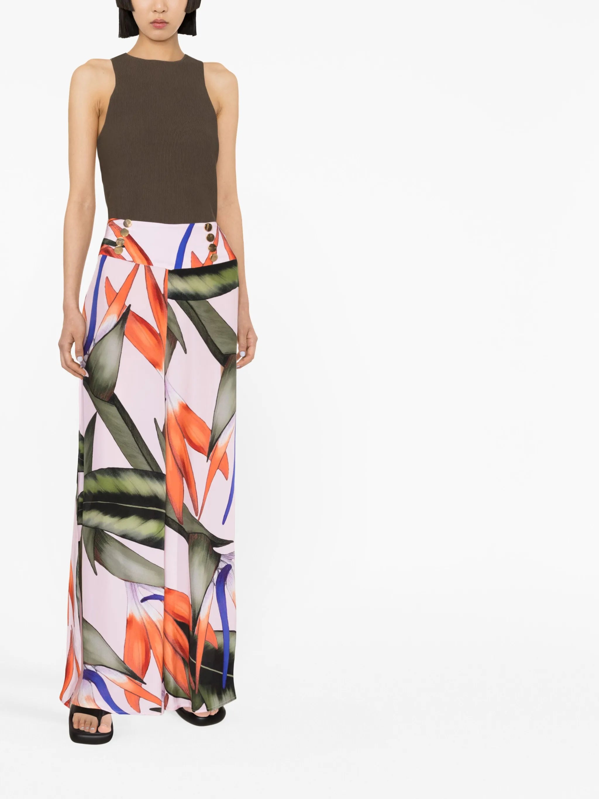 Charlize high-waisted palazzo pants