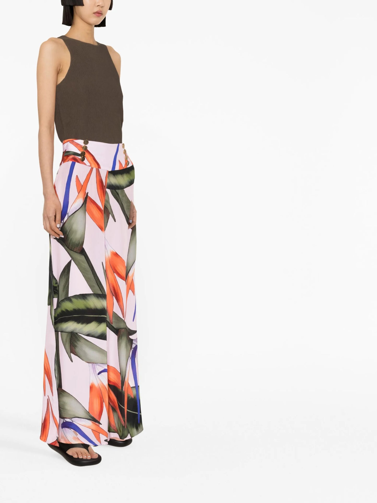Charlize high-waisted palazzo pants