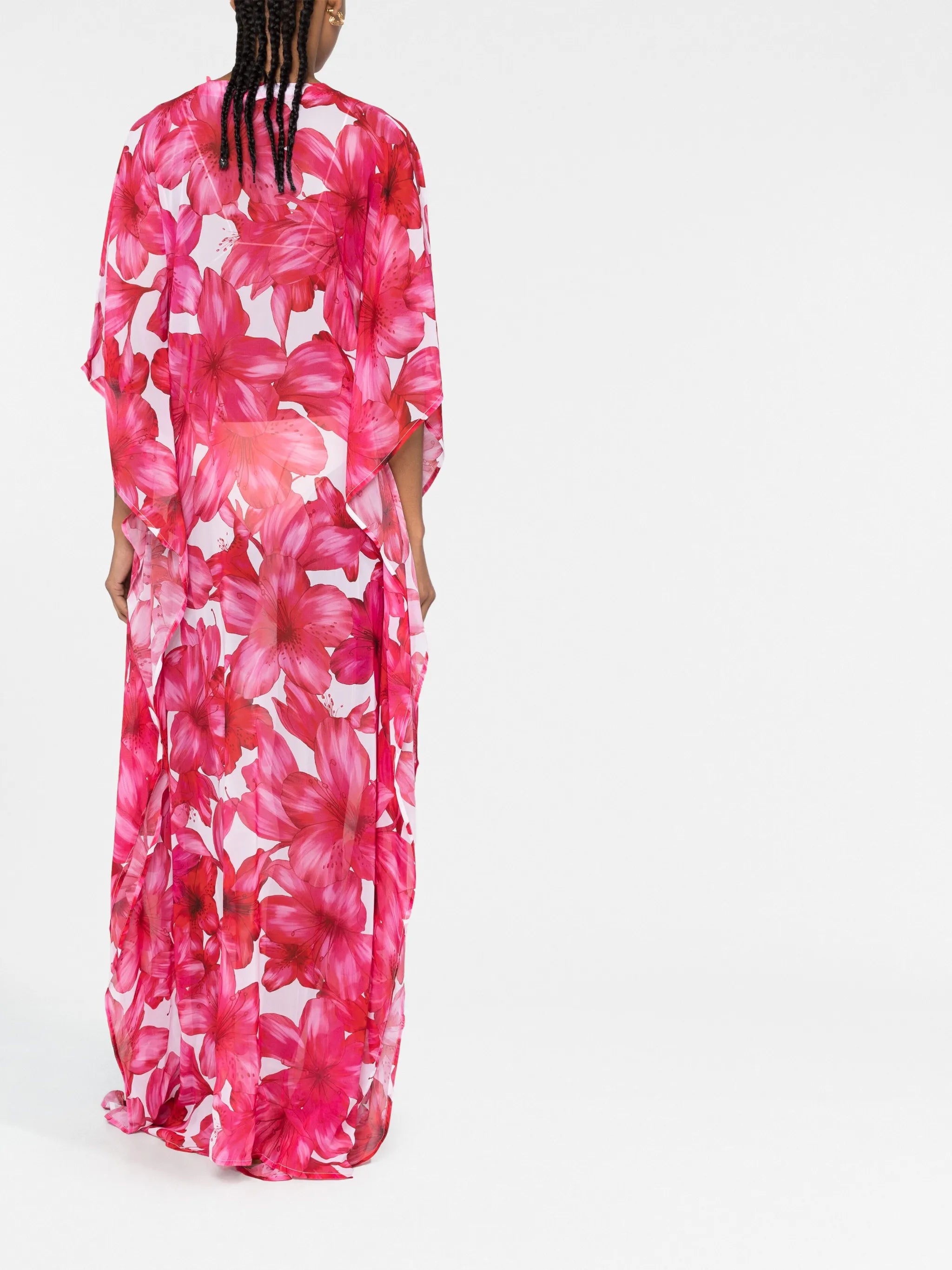 Roxanne floral print kaftan