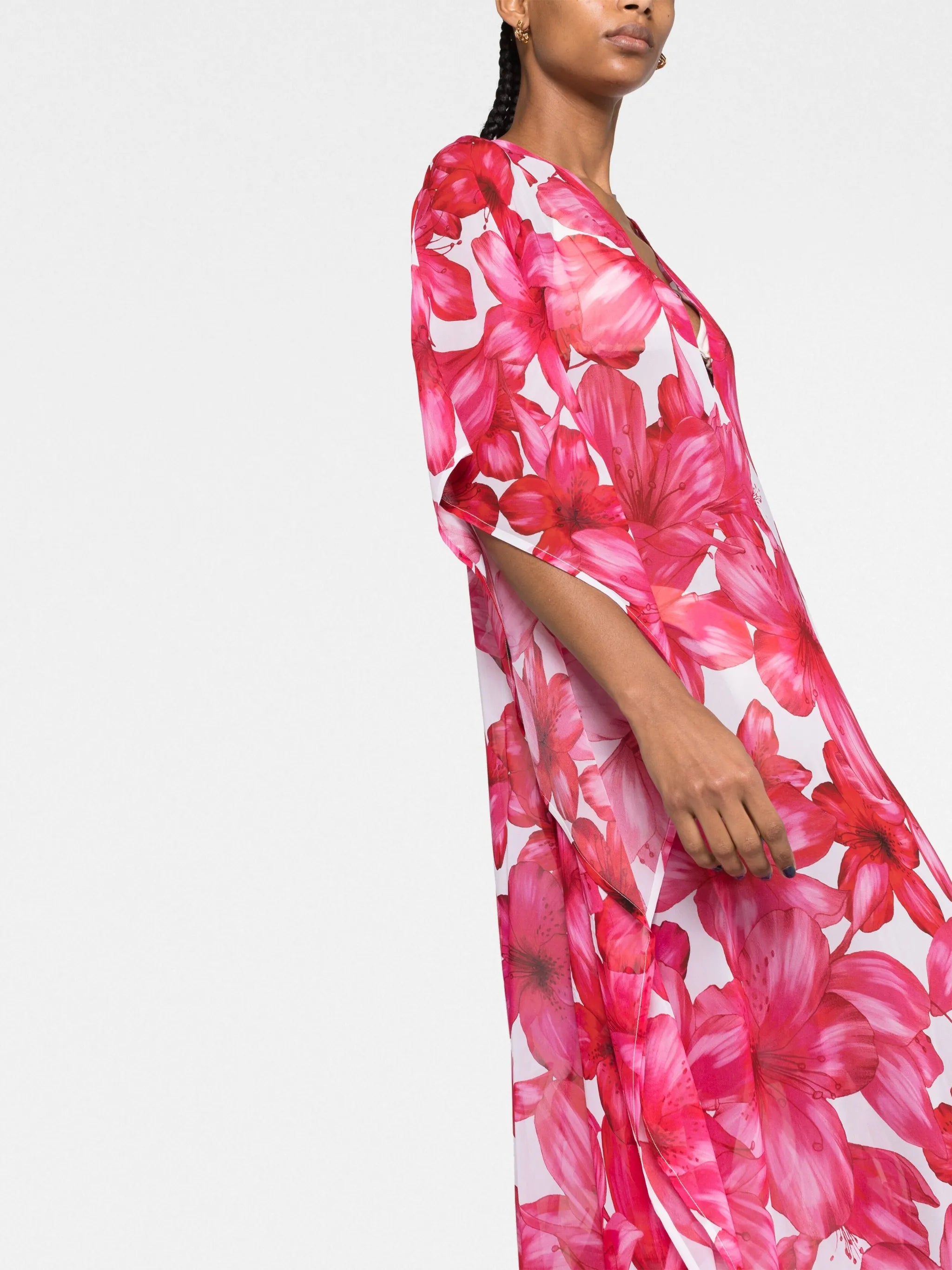 Roxanne floral print kaftan