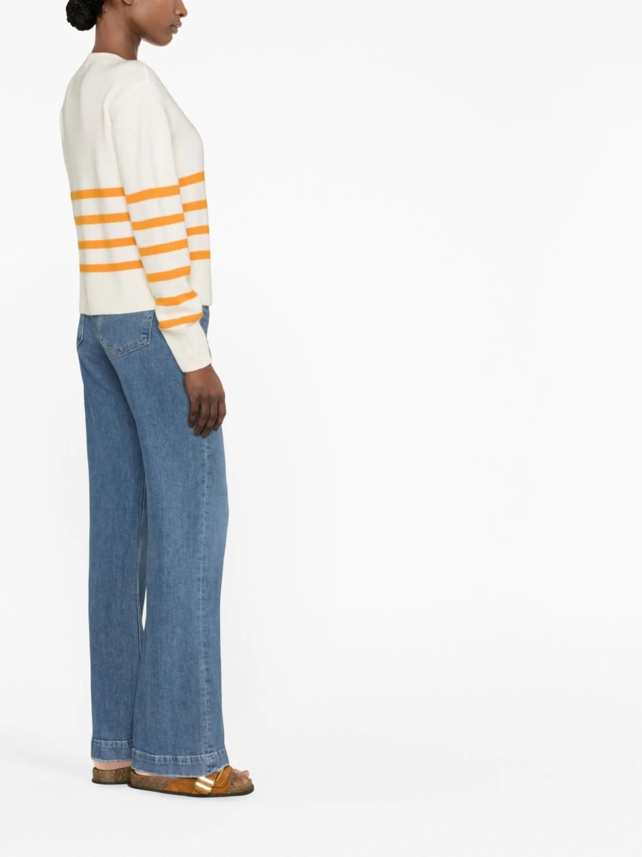 long-sleeved cashmere sweater