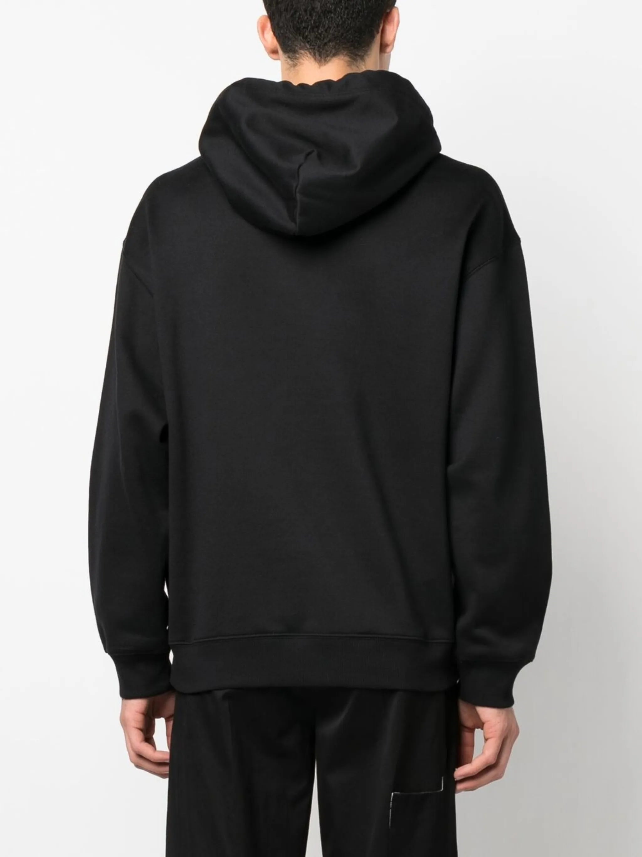 VLTN-print drawstring hoodie