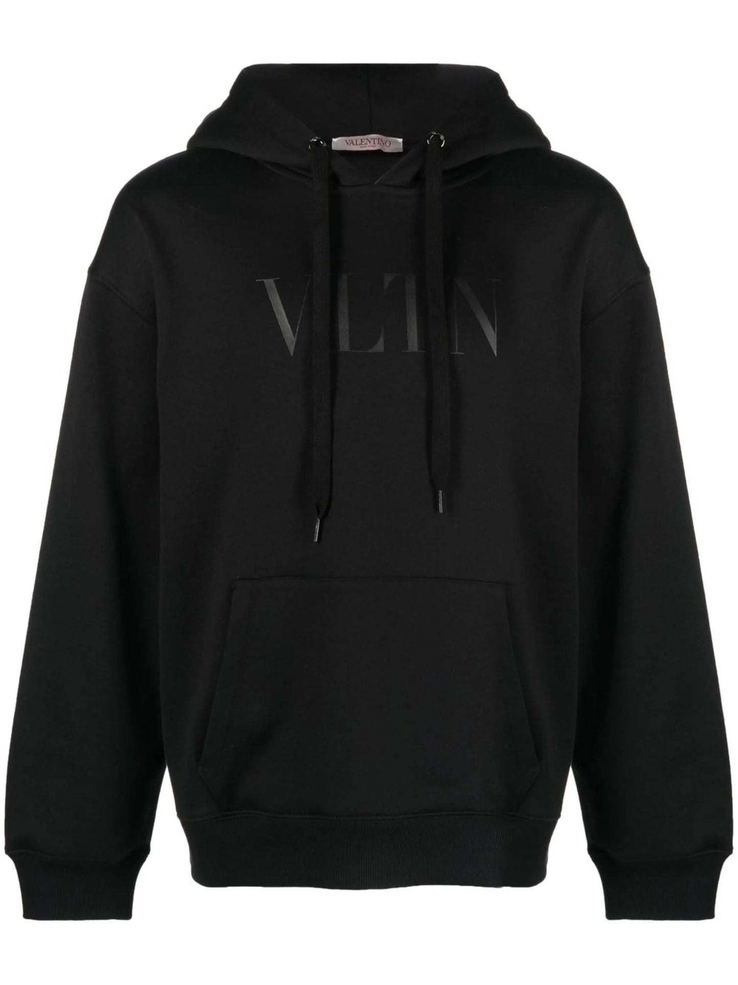 VLTN-print drawstring hoodie