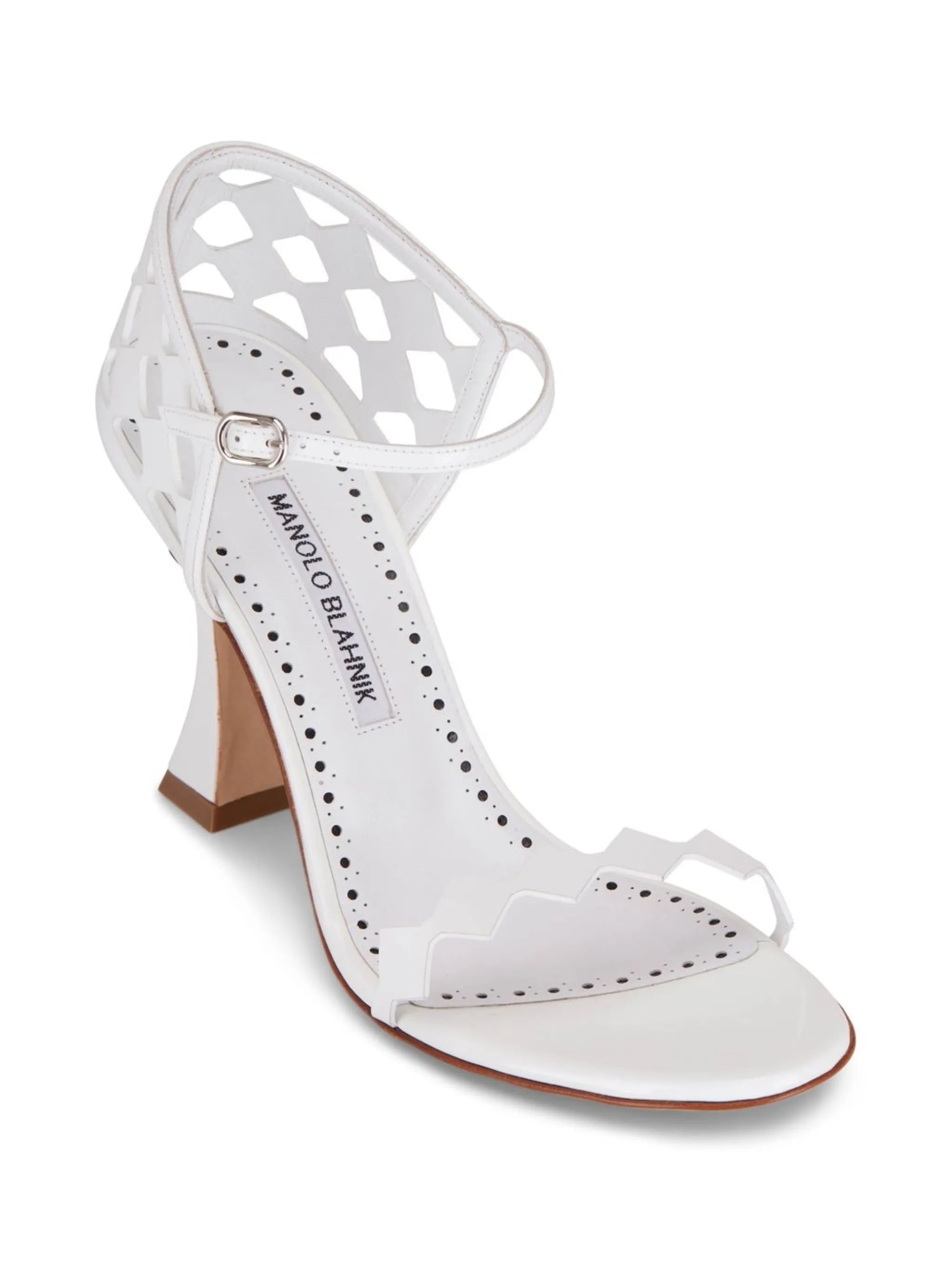 cut out leather sandals