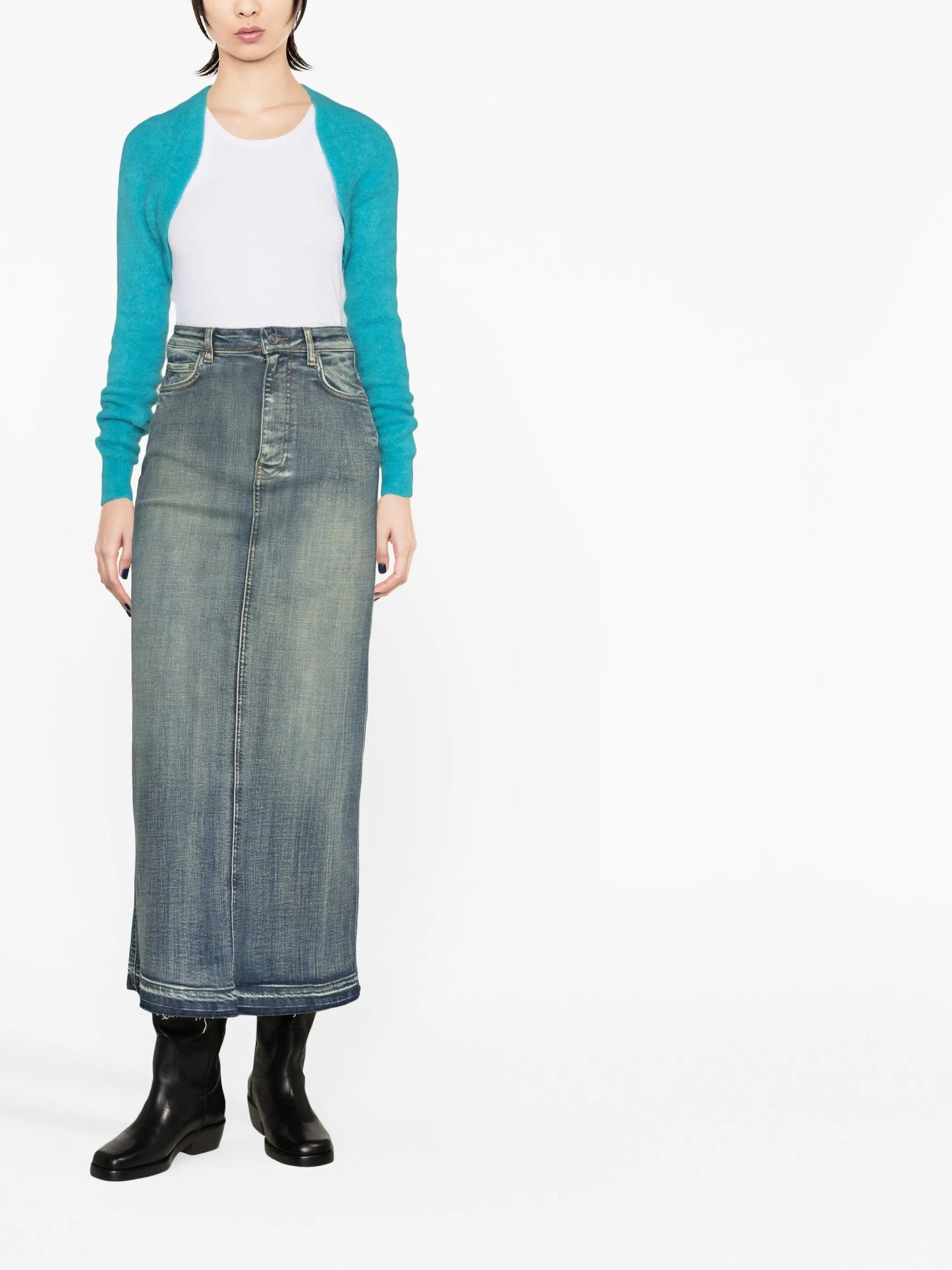 knitted cropped bolero