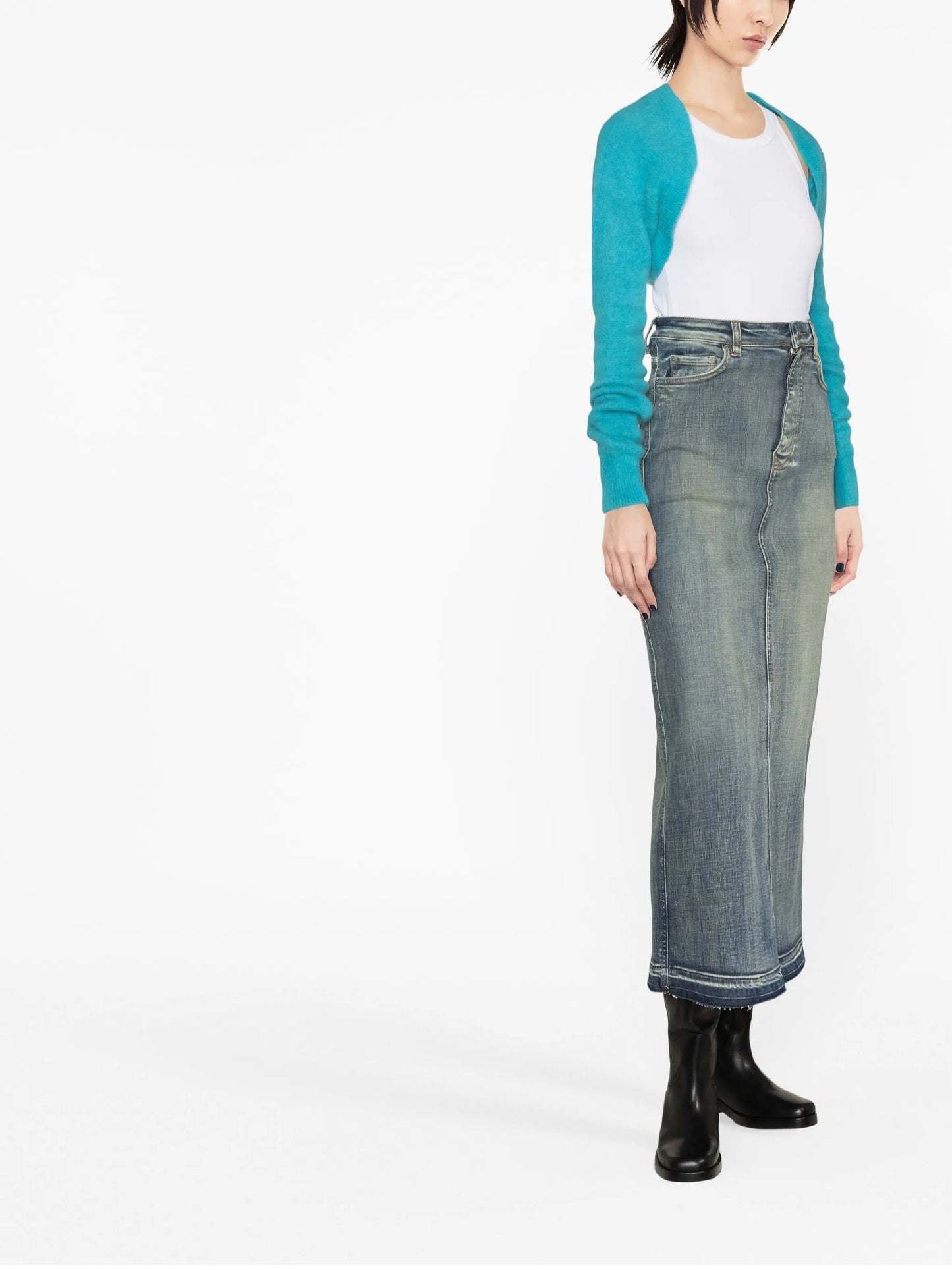 knitted cropped bolero