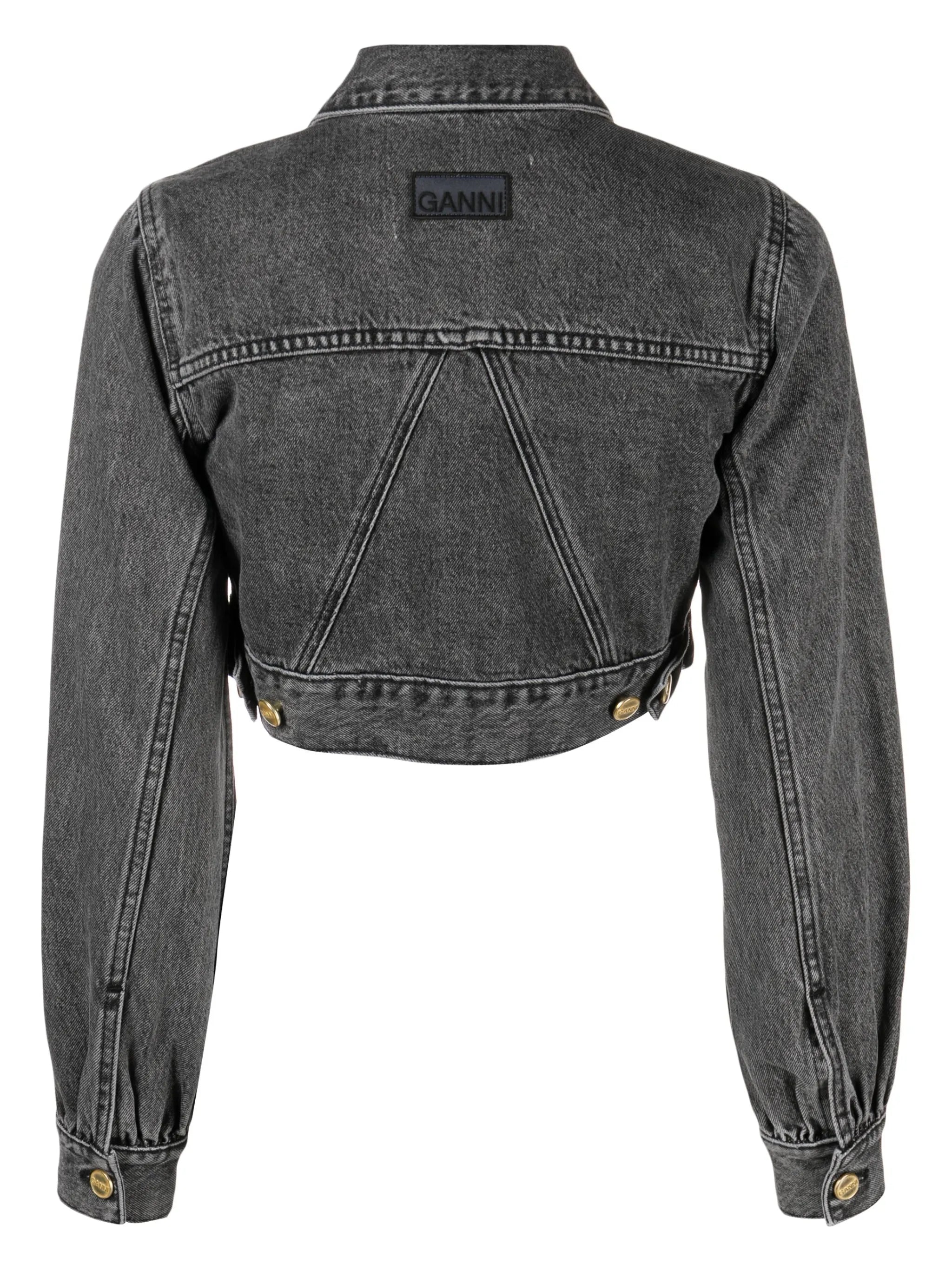 cropped denim jacket